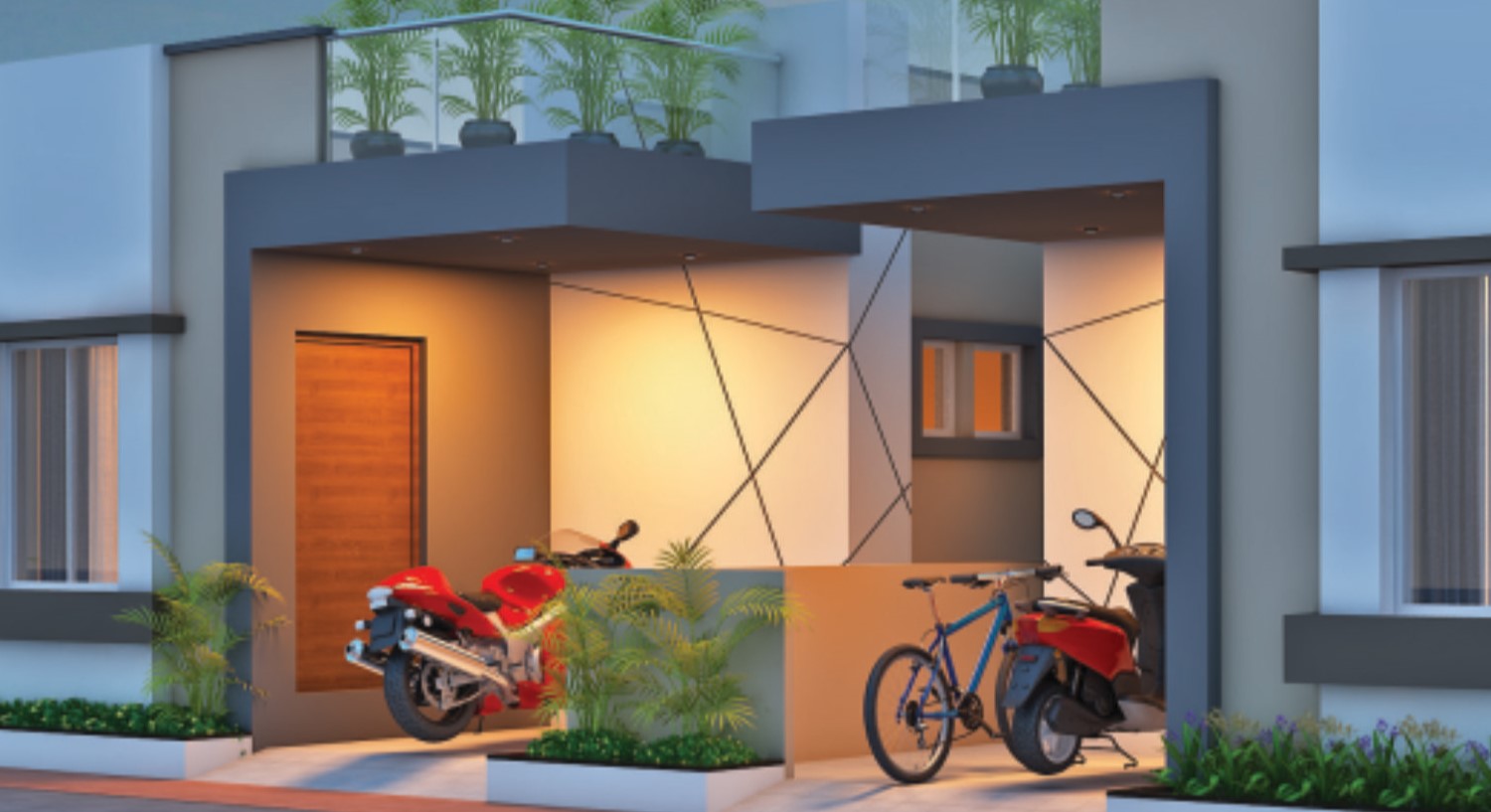 Tenament of real estate project Maruti Nandan located at Kalol, Panchmahals, Gujarat