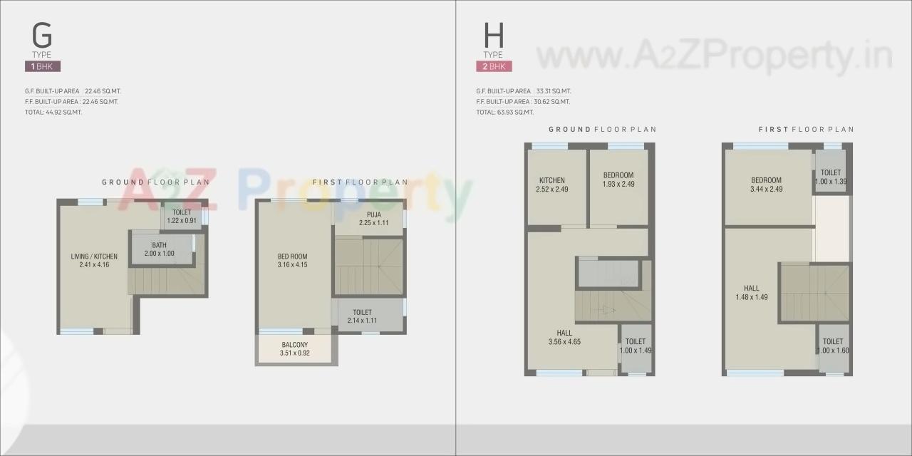 Layout of real estate project Minaxi Bungalows located at Godhra, Panchmahals, Gujarat