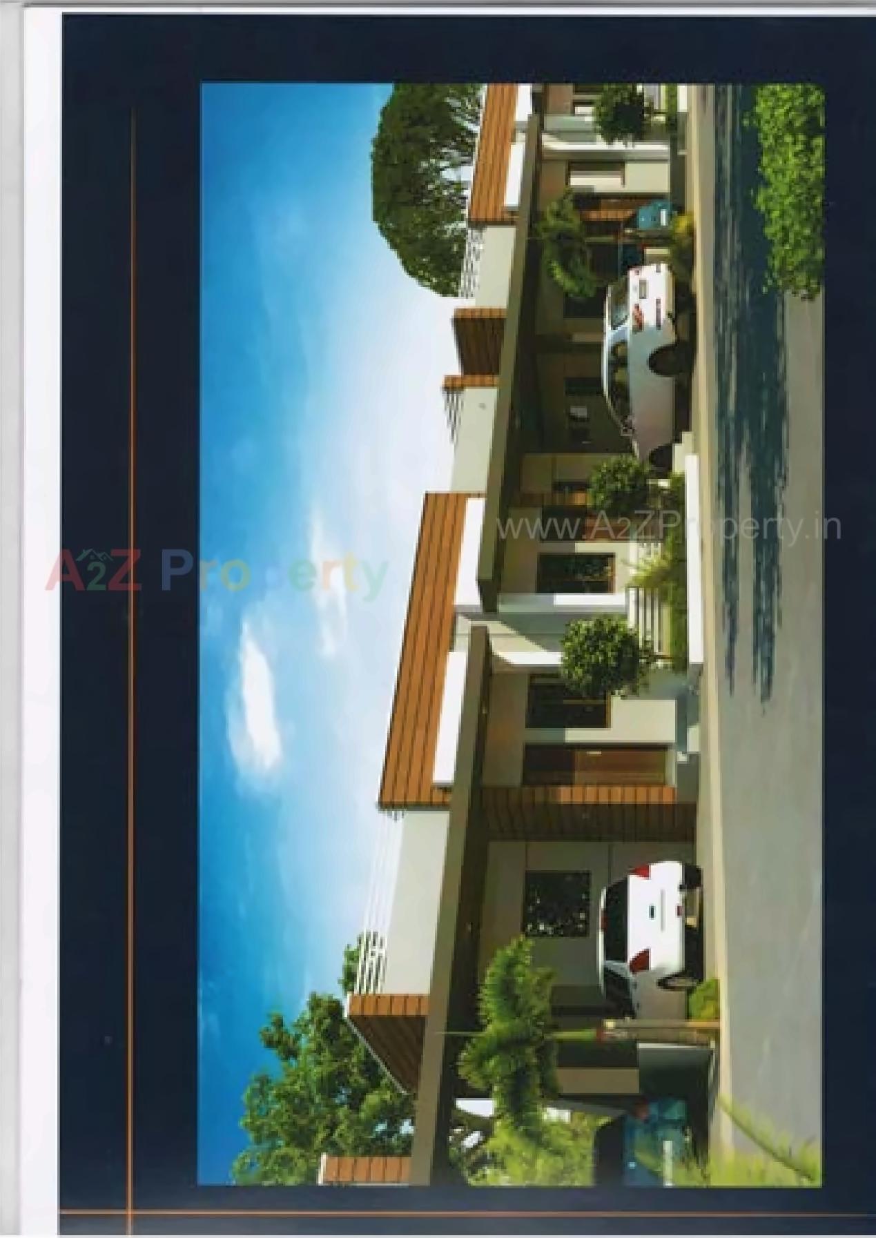 3D Elevation of real estate project Shreeji Residency located at Vitthalpura, Panchmahals, Gujarat