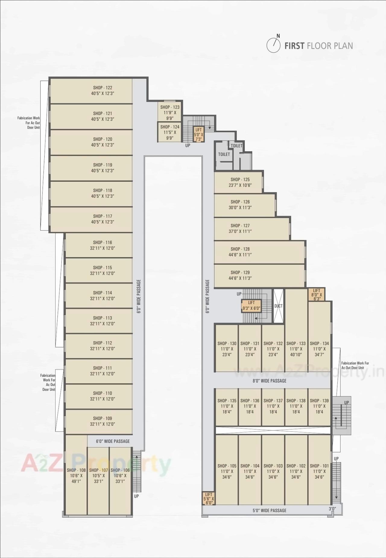 Layout of real estate project Town Square located at Halol, Panchmahals, Gujarat