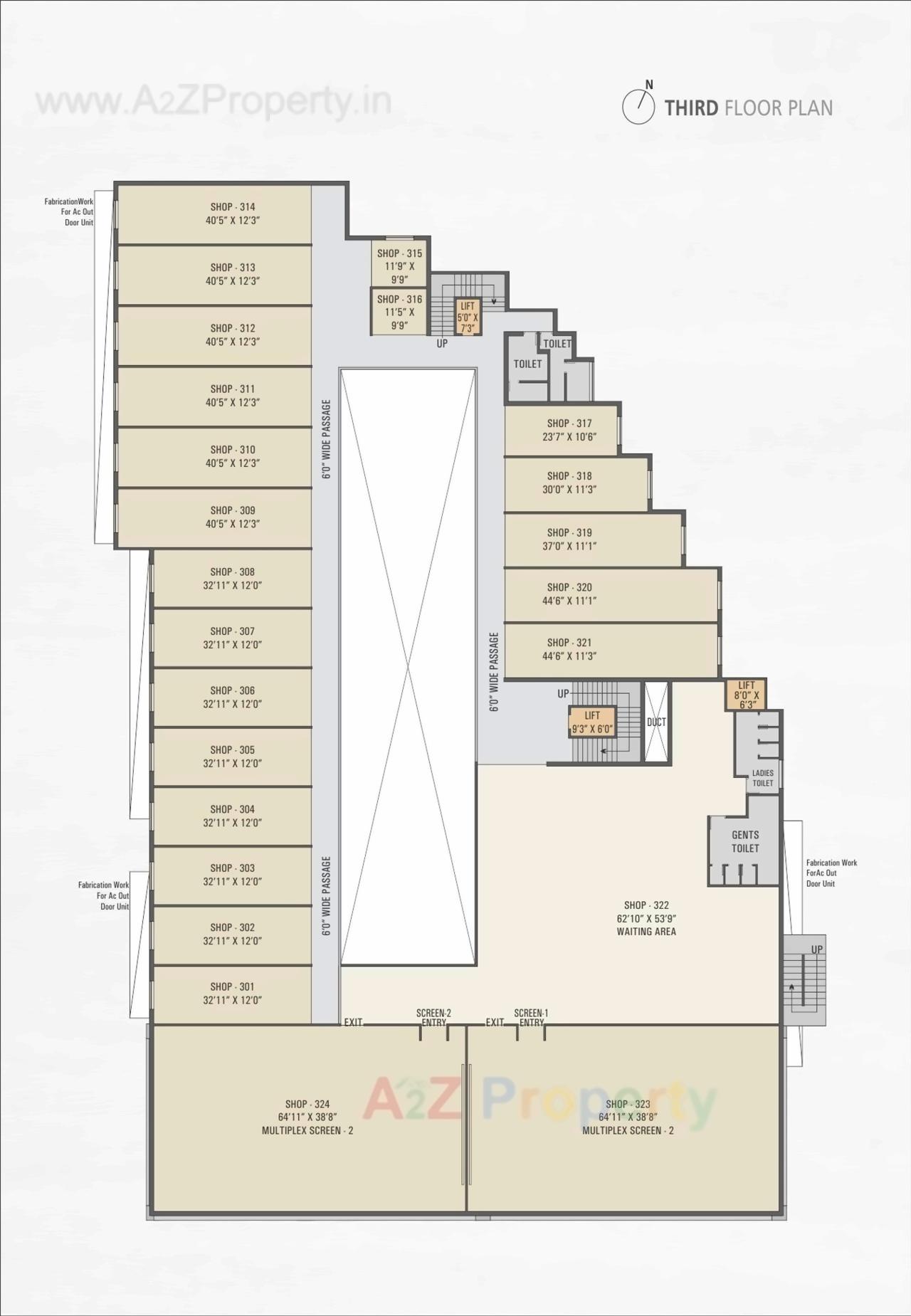 Layout of real estate project Town Square located at Halol, Panchmahals, Gujarat