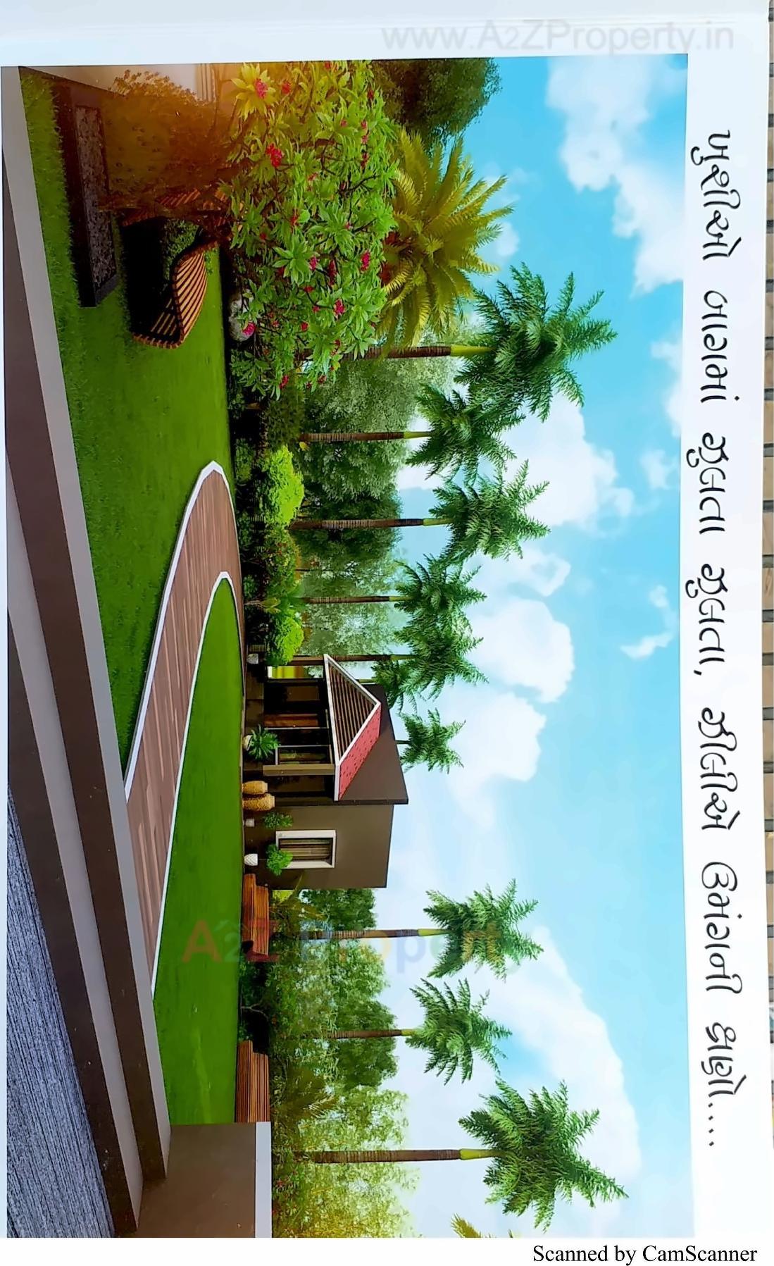 3D Elevation of real estate project Ambe Glory located at Samalpati, Patan, Gujarat