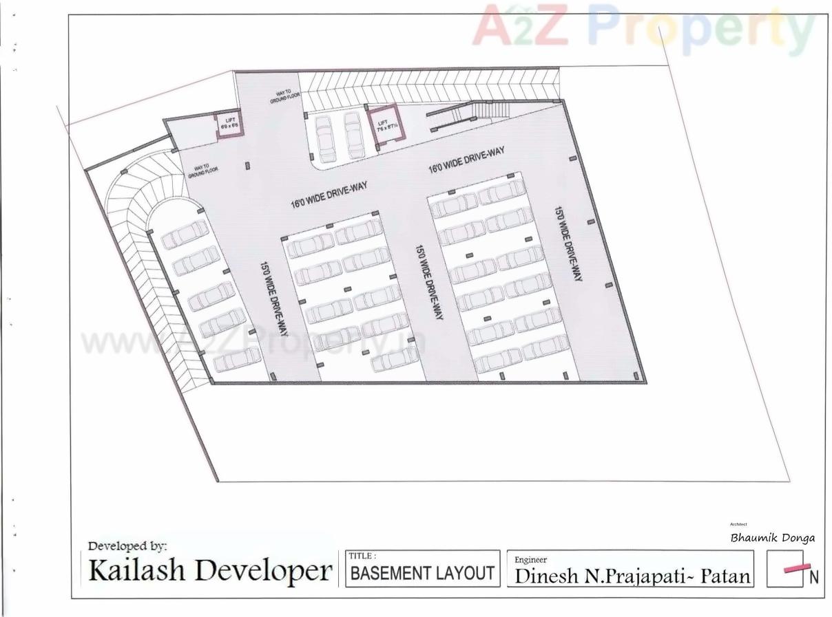 Layout of real estate project Iscon Ambika located at Radhanpur, Patan, Gujarat