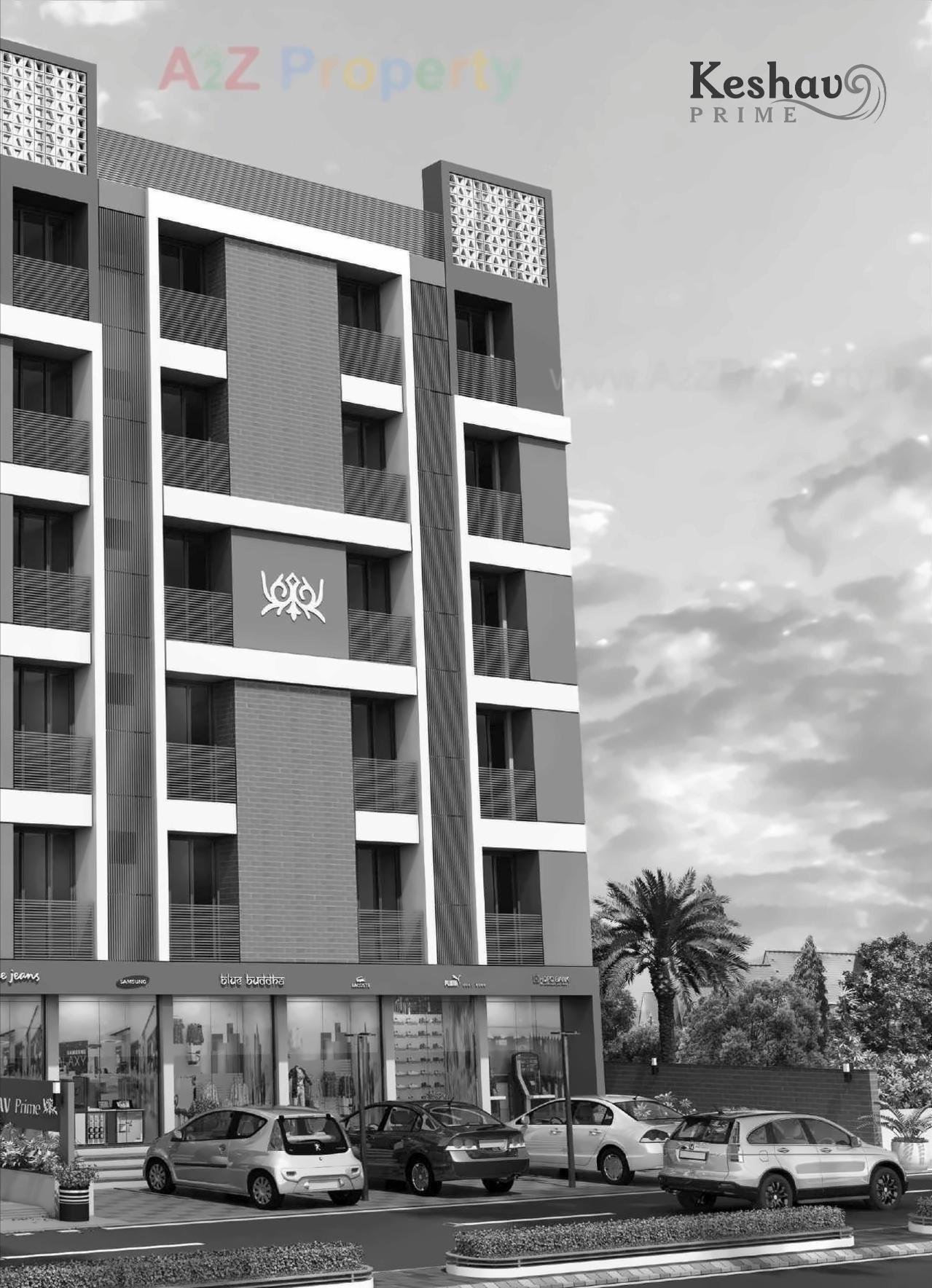 3D Elevation of real estate project Keshav Prime located at Gungadipati, Patan, Gujarat