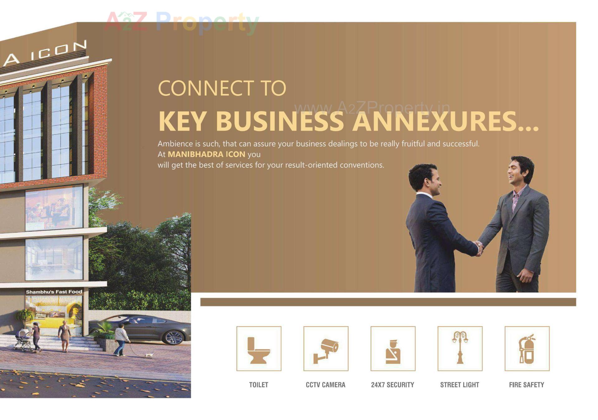 3D Elevation of real estate project Manibhadra Icon located at Patan, Patan, Gujarat