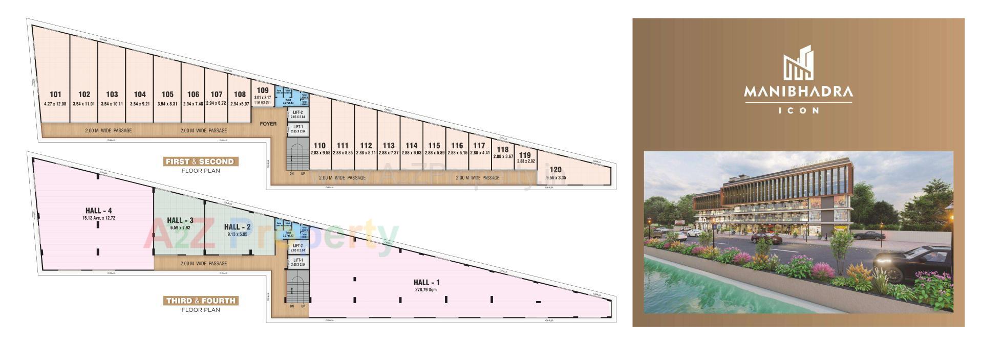  of real estate project Manibhadra Icon located at Patan, Patan, Gujarat