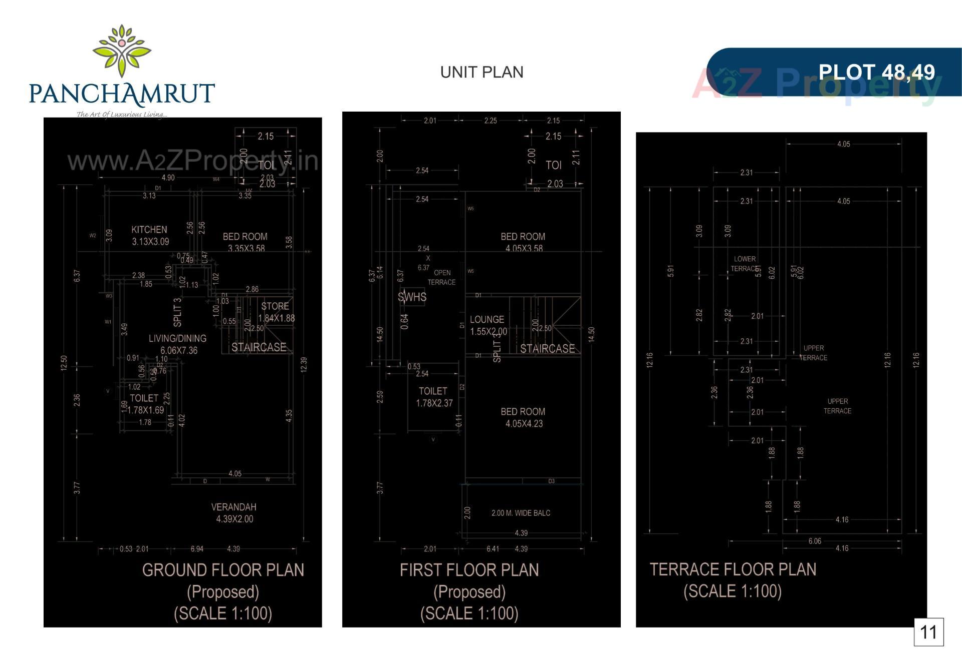  of real estate project Panchamrut located at Samalpati, Patan, Gujarat