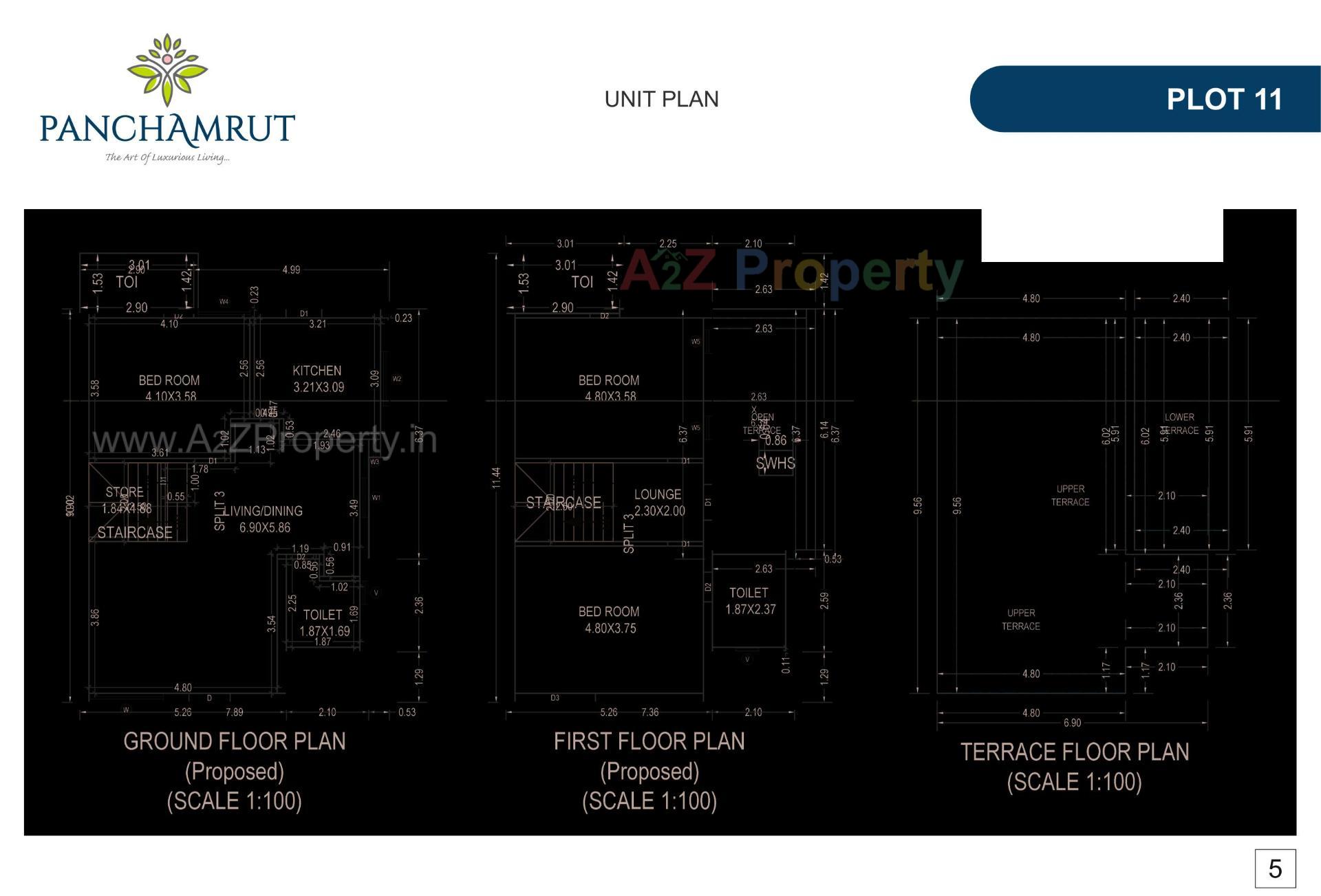  of real estate project Panchamrut located at Samalpati, Patan, Gujarat