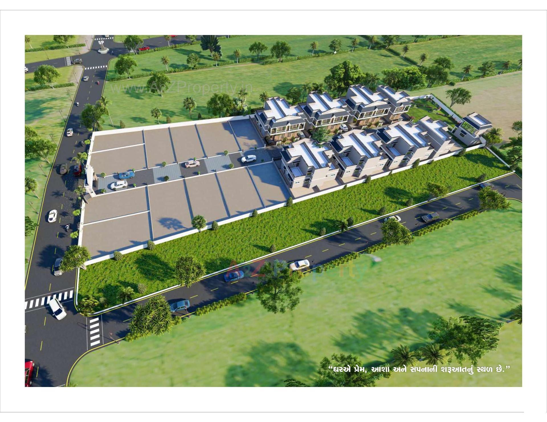 3D Elevation of real estate project Suleshwari Sanidhya located at Patan, Patan, Gujarat