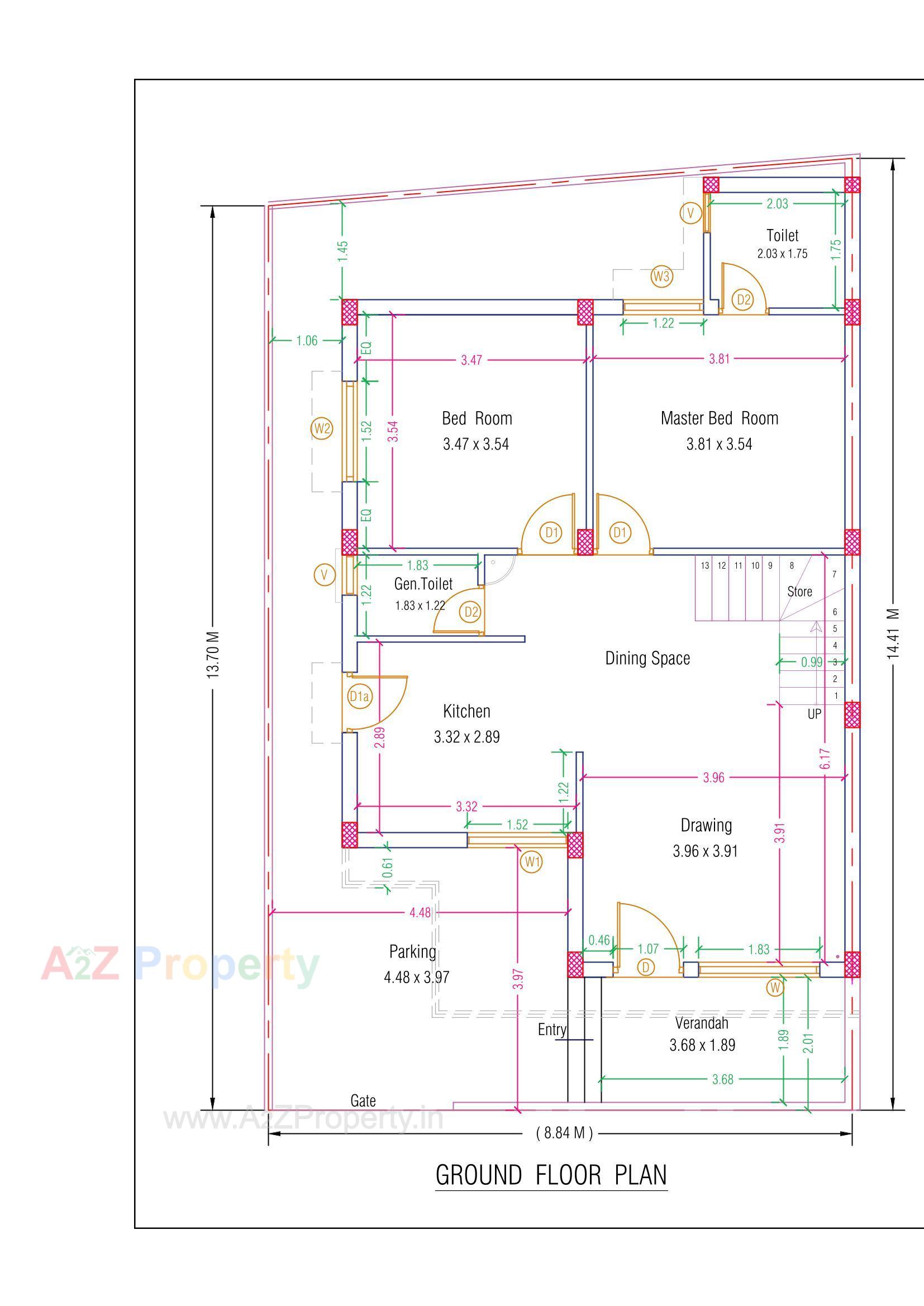 Layout of real estate project Suleshwari Sanidhya located at Samalpati, Patan, Gujarat