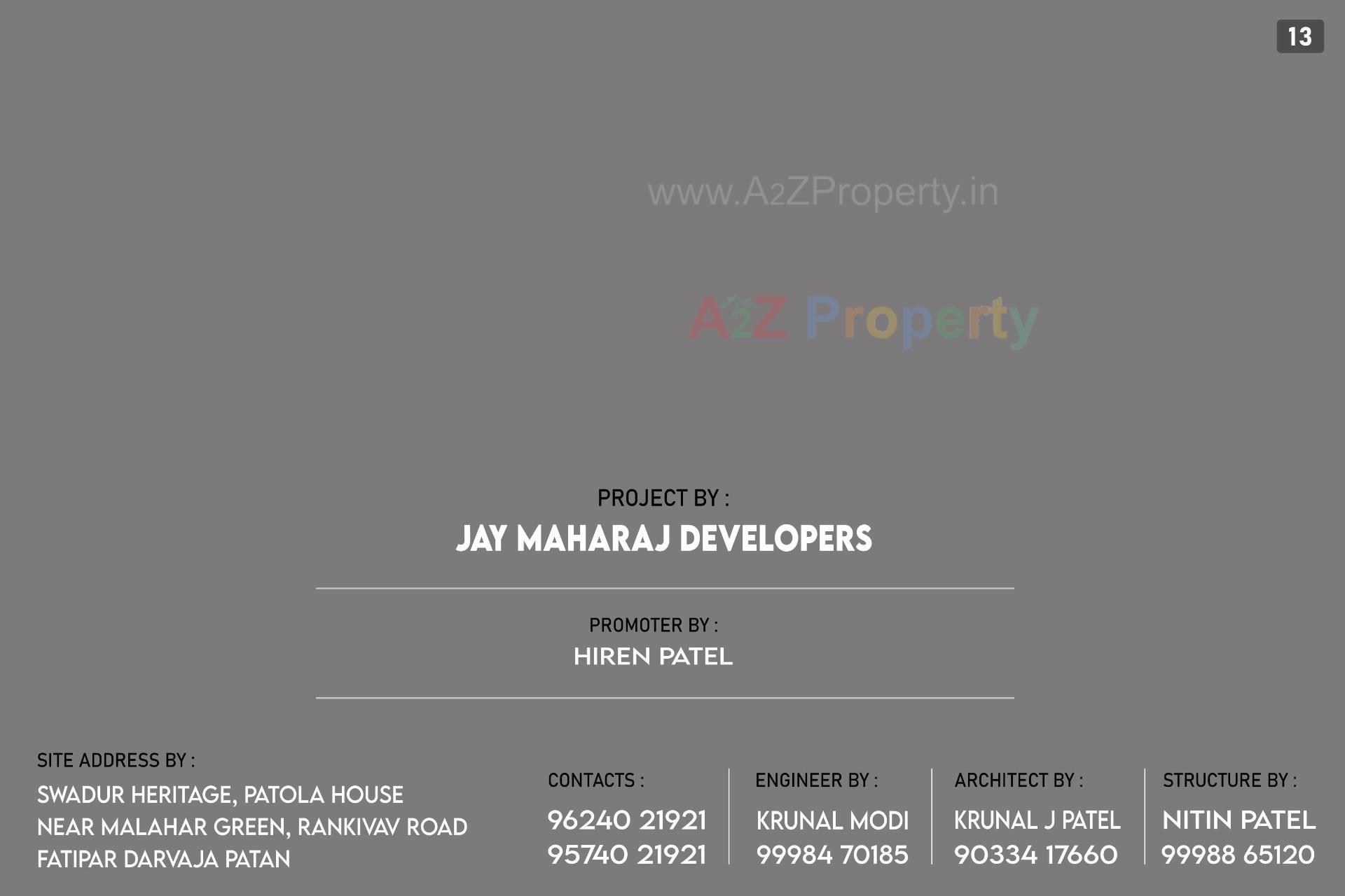  of real estate project Swadur Heritage located at Samalpati, Patan, Gujarat