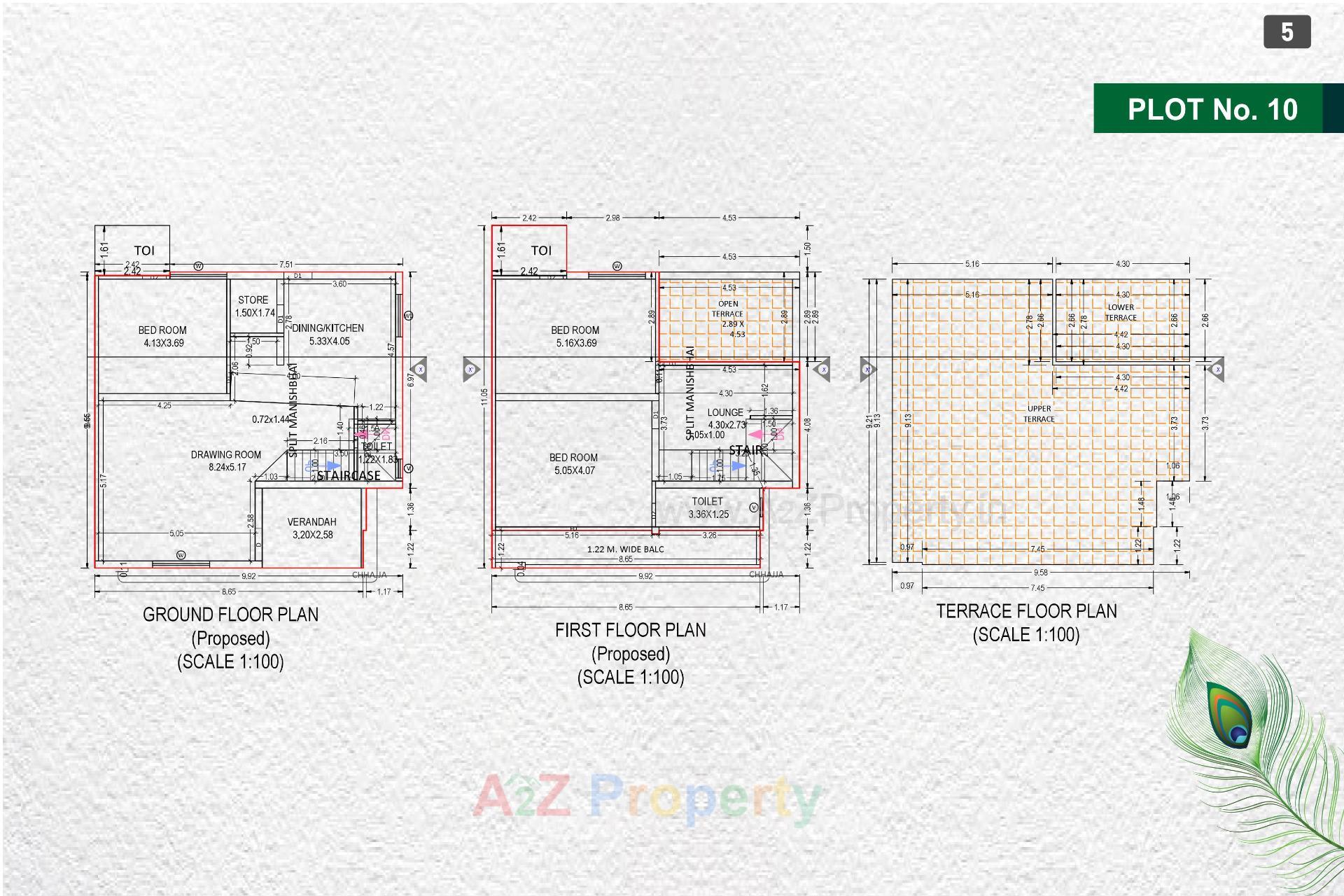 Layout of real estate project Swadur Heritage located at Samalpati, Patan, Gujarat