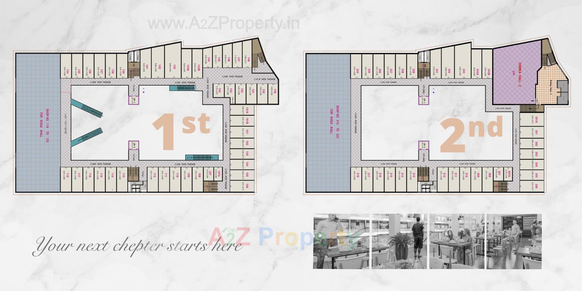 Layout of real estate project Treg Mall located at Gungdipati, Patan, Gujarat