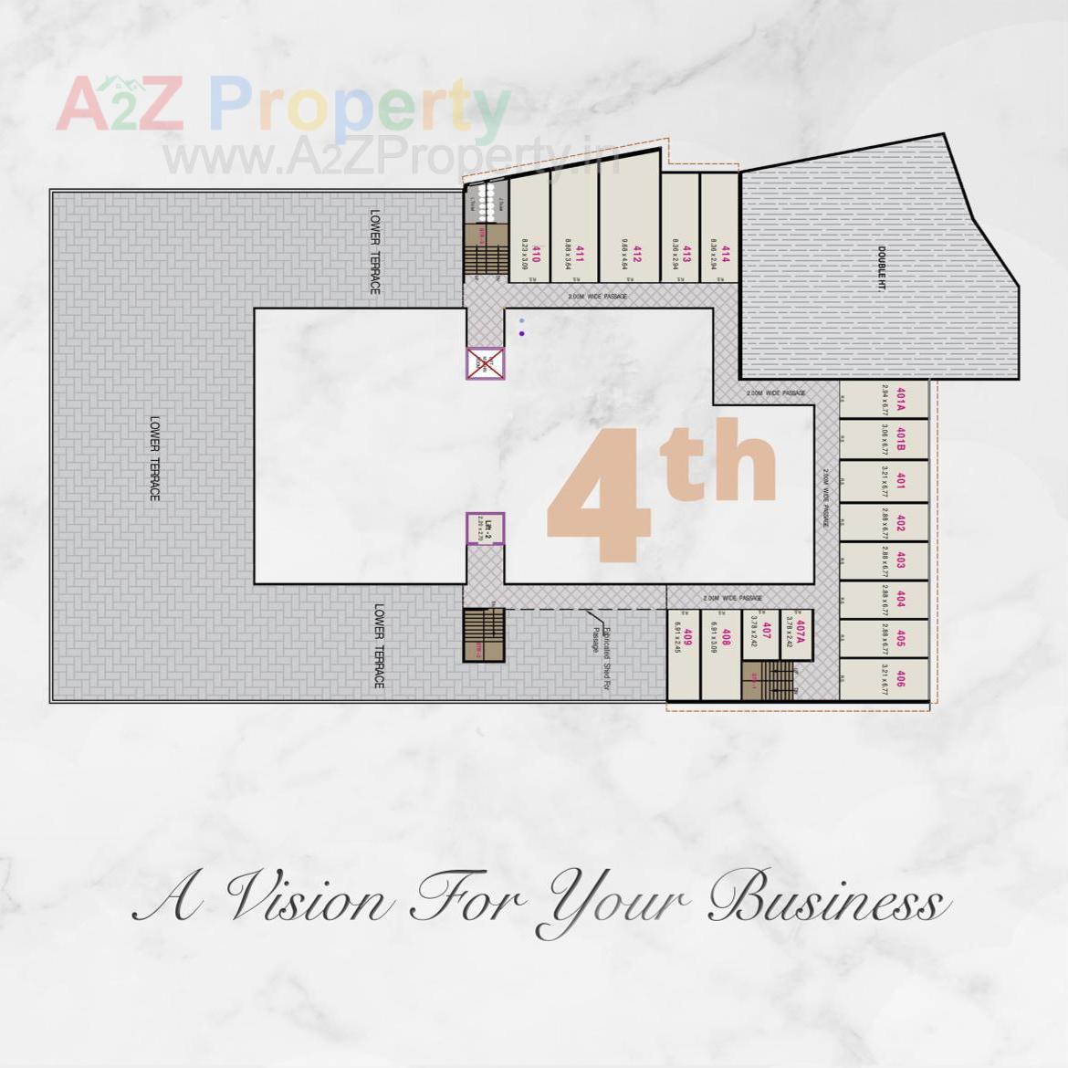 Layout of real estate project Treg Mall located at Gungdipati, Patan, Gujarat