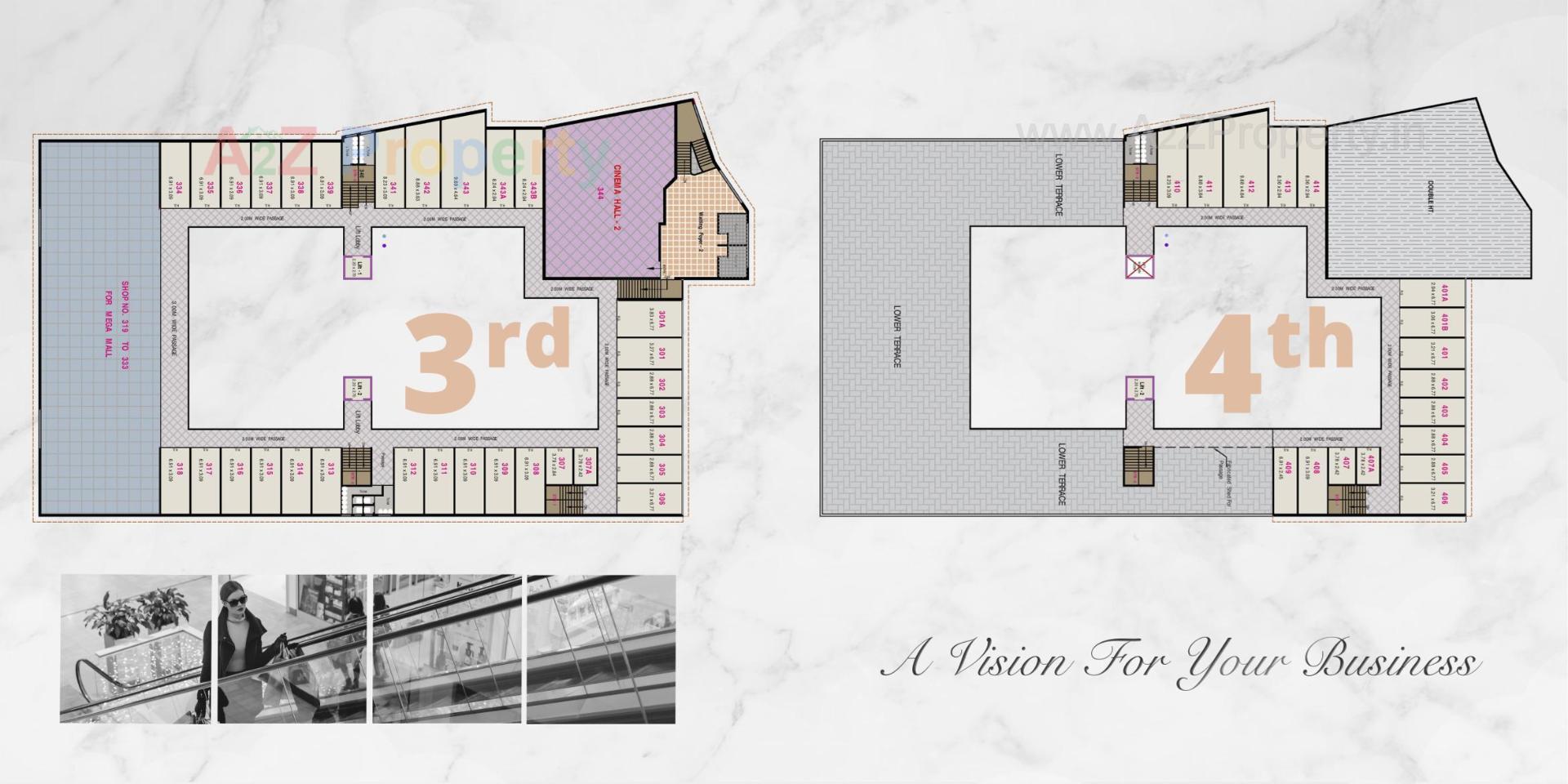 Layout of real estate project Treg Mall located at Gungdipati, Patan, Gujarat