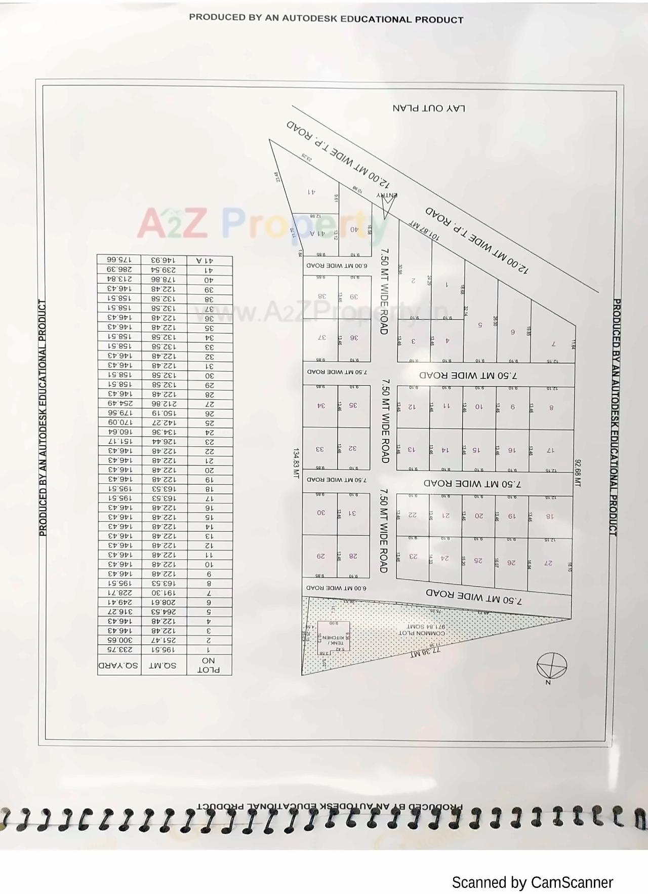 Layout of real estate project Yash Heritage Ii located at Patan, Patan, Gujarat