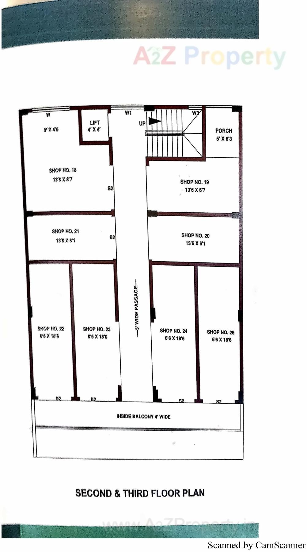 Layout of real estate project Balaji Complex located at Porbandar, Porbandar, Gujarat