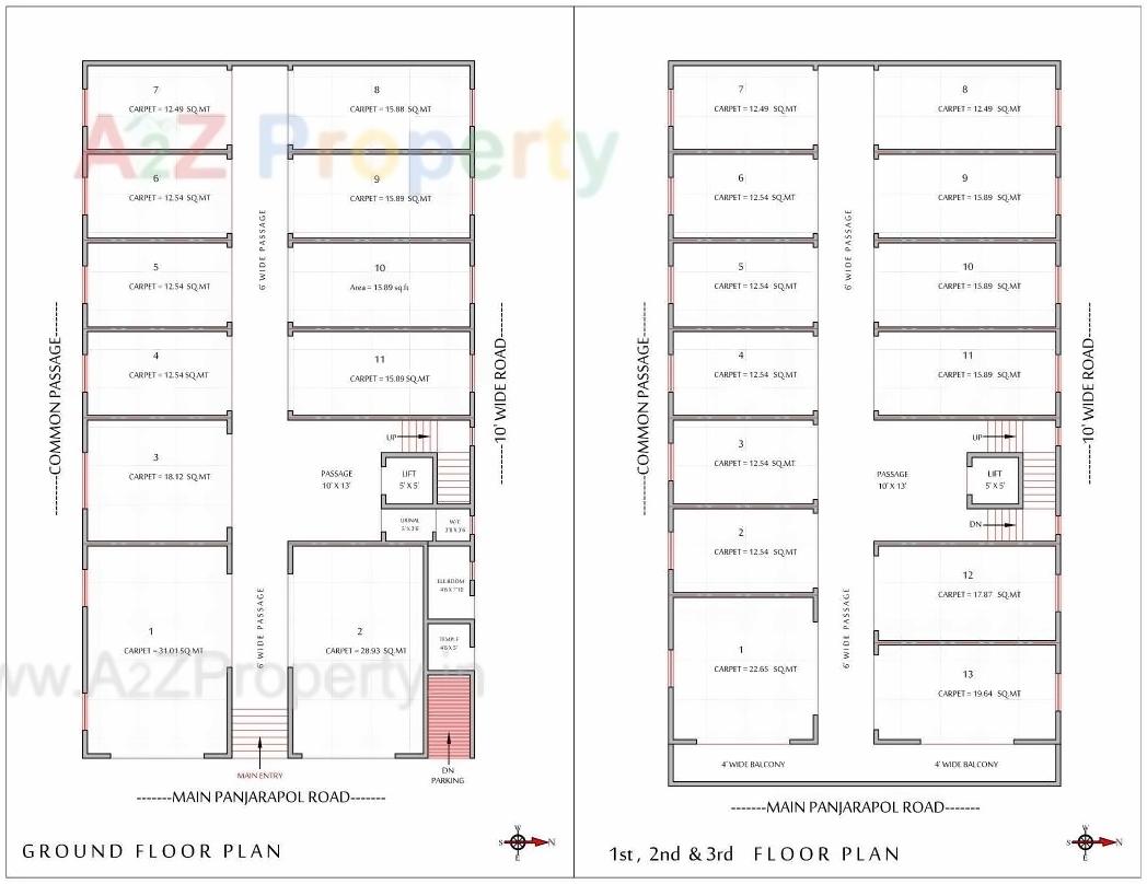 Layout of real estate project Balaji Stone located at Porbandar, Porbandar, Gujarat