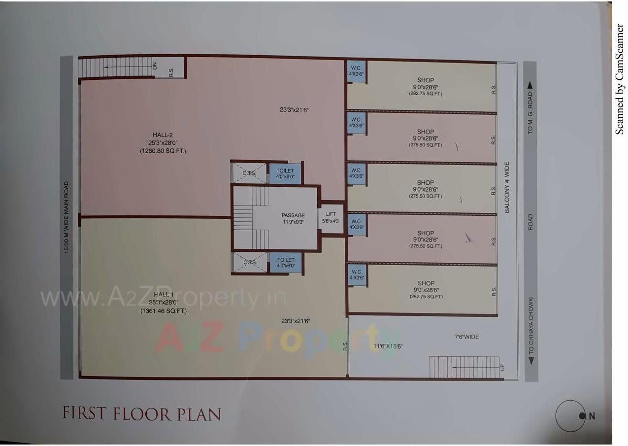 Layout of real estate project Gulab Villa located at Porbandar, Porbandar, Gujarat