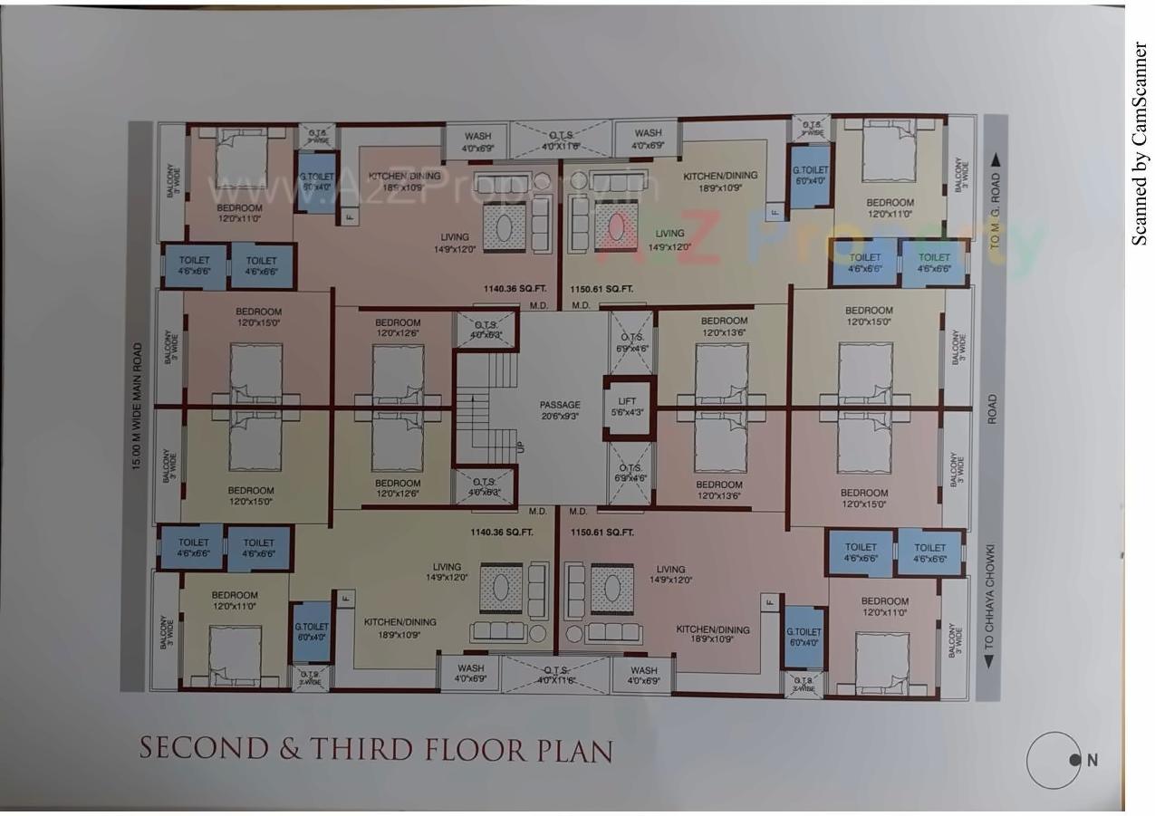 Layout of real estate project Gulab Villa located at Porbandar, Porbandar, Gujarat