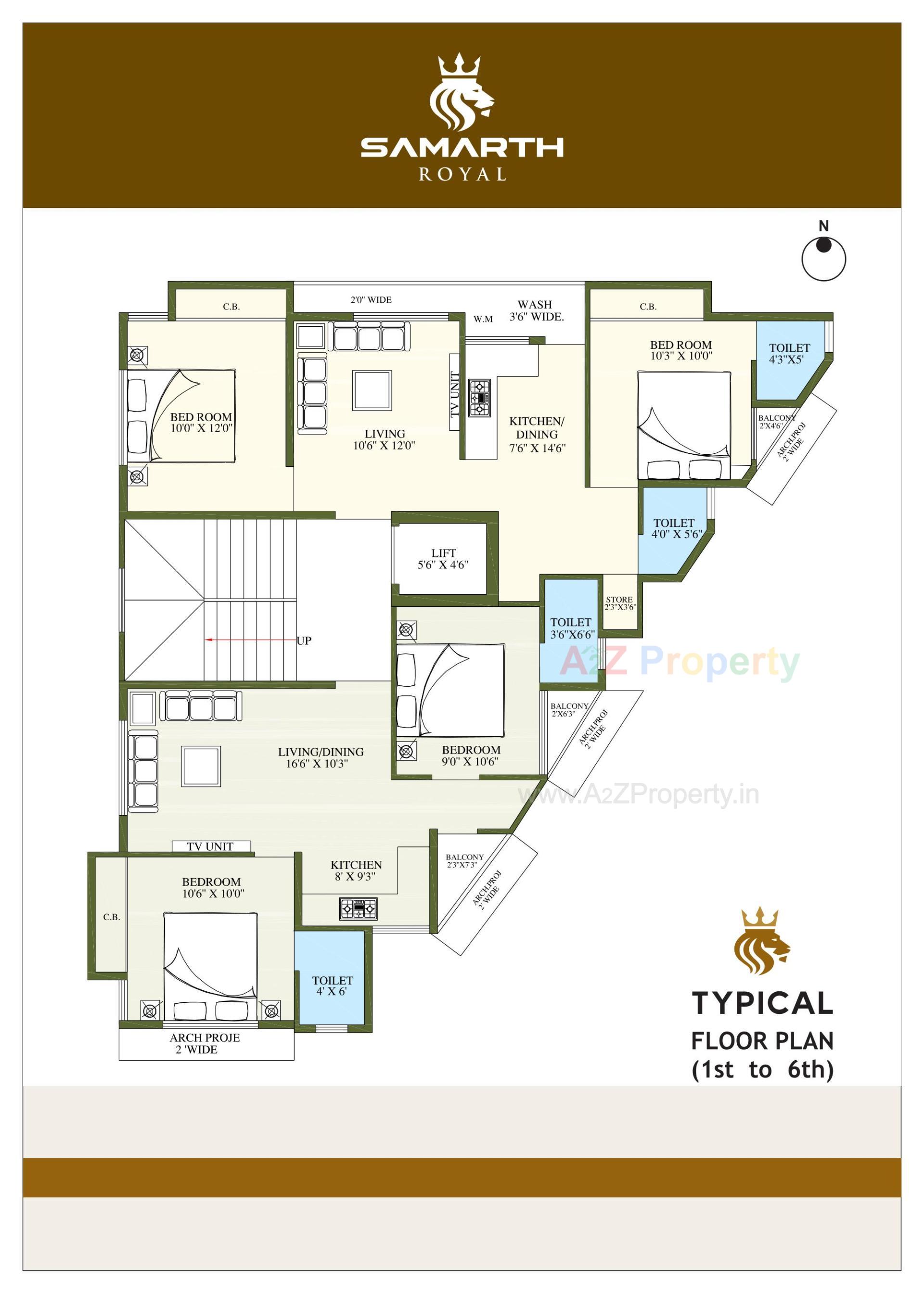 Layout of real estate project Samarth Royal located at Porbandar, Porbandar, Gujarat