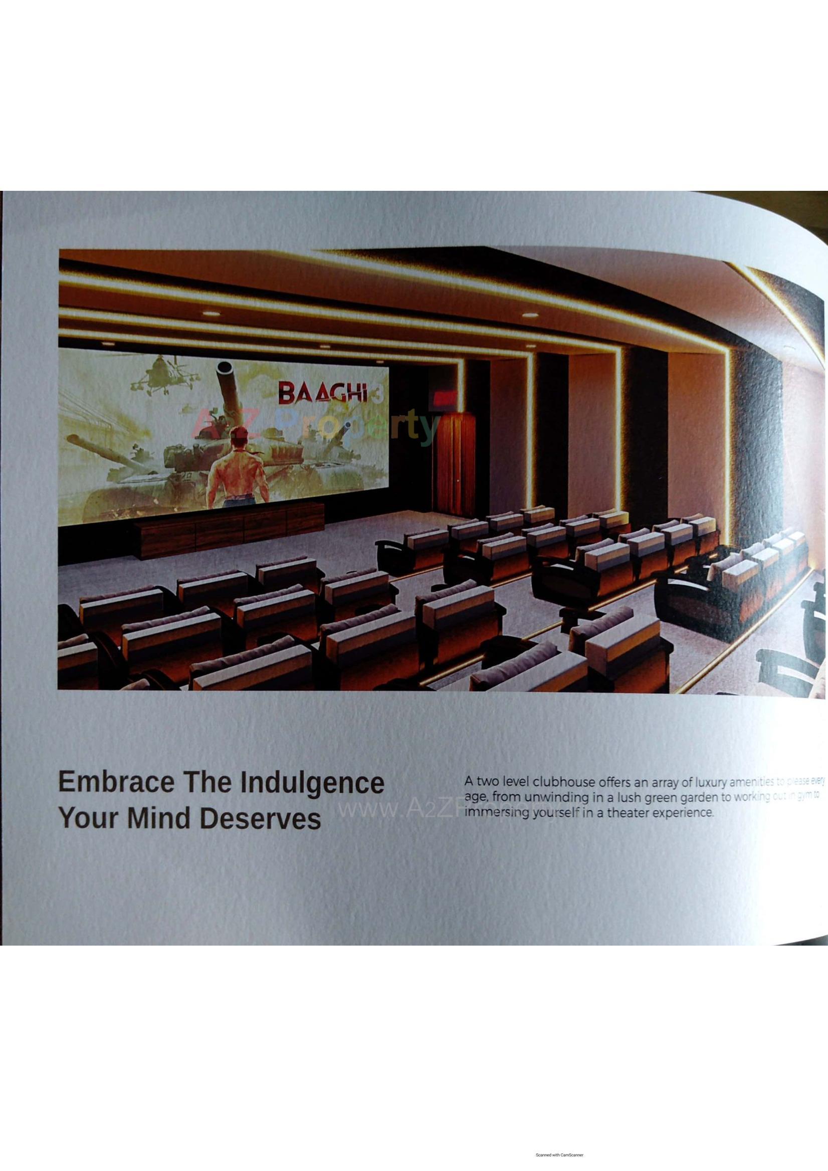 3D Elevation of real estate project 36 Avenue located at Motamava, Rajkot, Gujarat