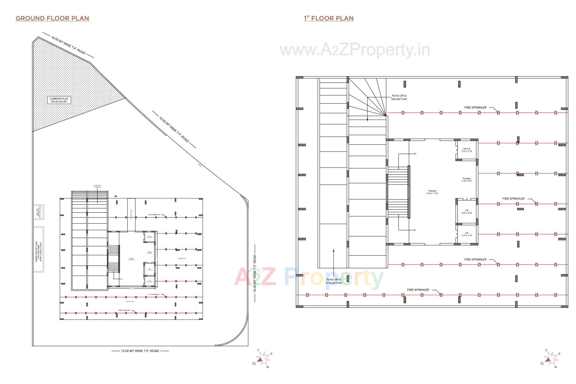 Layout of real estate project 48 Avenue located at Mavdi-ta, Rajkot, Gujarat
