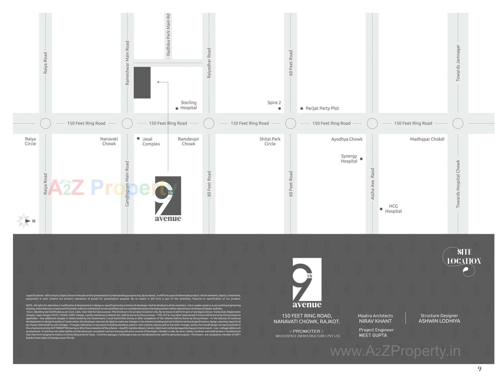  of real estate project 9th Avenue located at Raiya, Rajkot, Gujarat