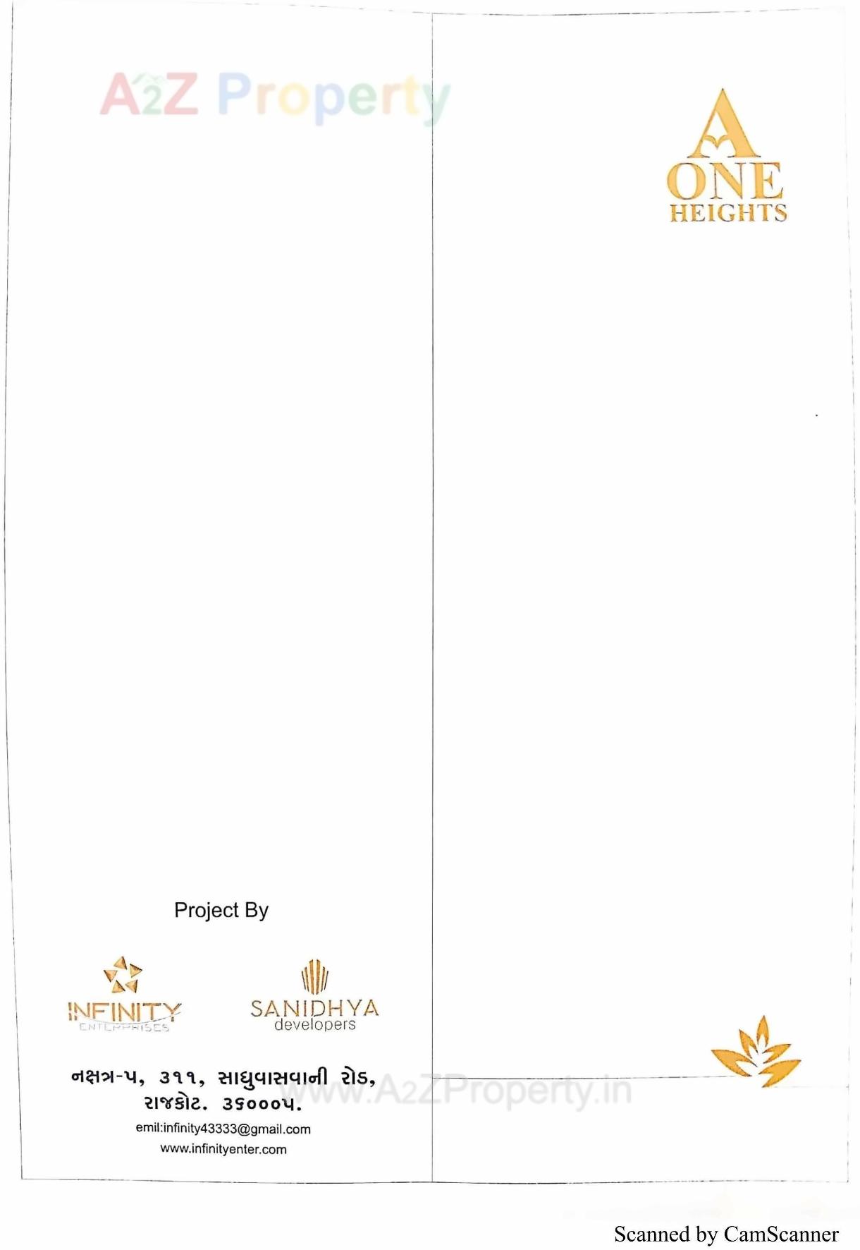  of real estate project A One Heights located at Raiya, Rajkot, Gujarat
