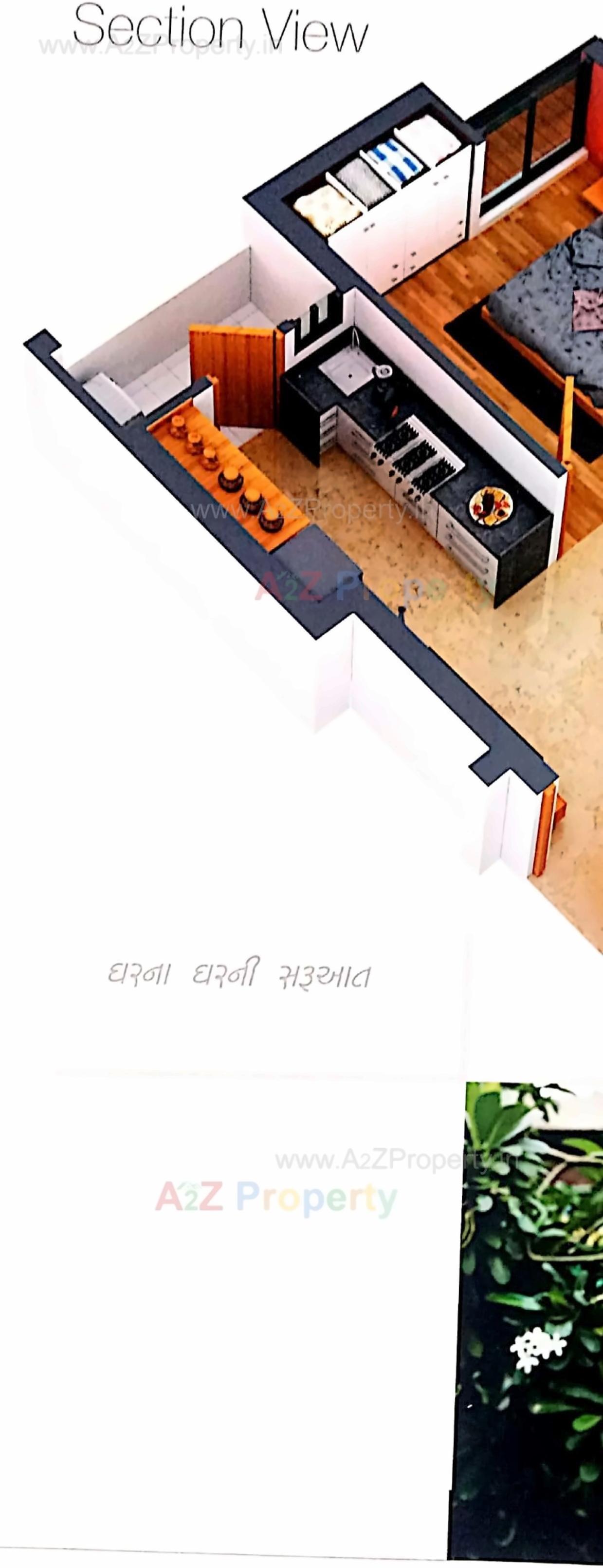 Layout of real estate project A One Heights located at Raiya, Rajkot, Gujarat