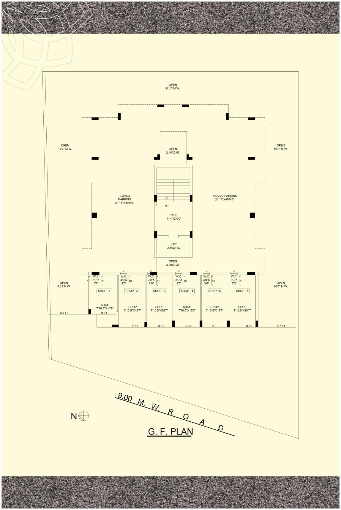  of real estate project Aadarsh City located at Mavdi, Rajkot, Gujarat