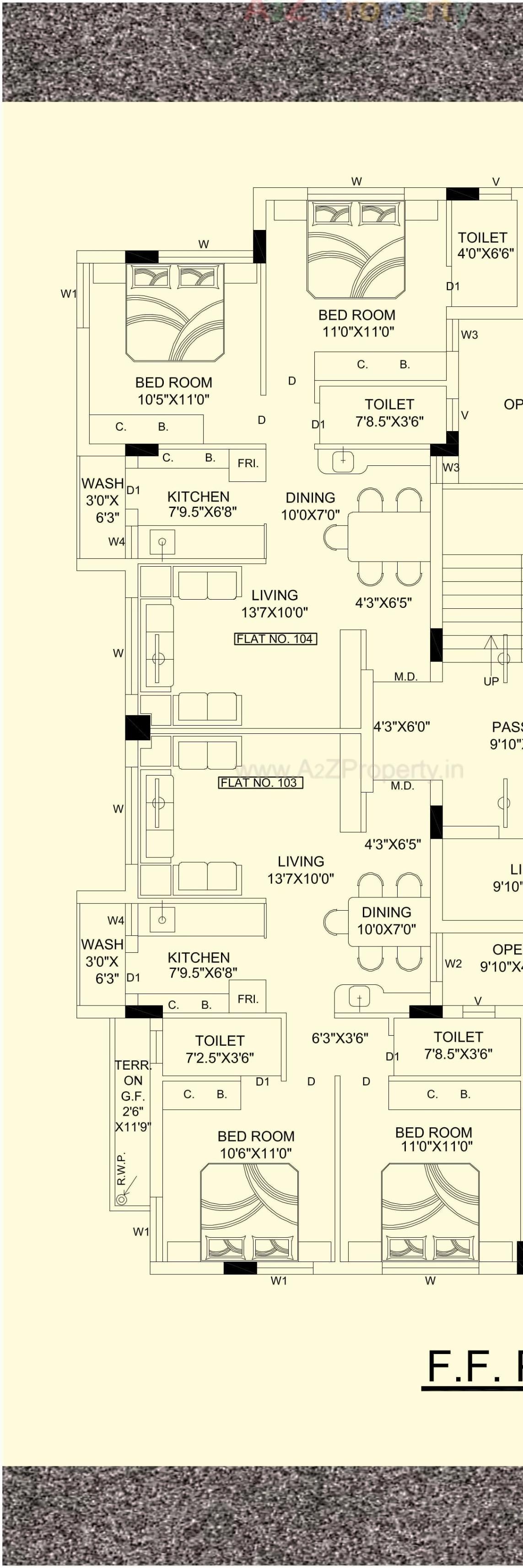 Layout of real estate project Aadarsh City located at Mavdi, Rajkot, Gujarat