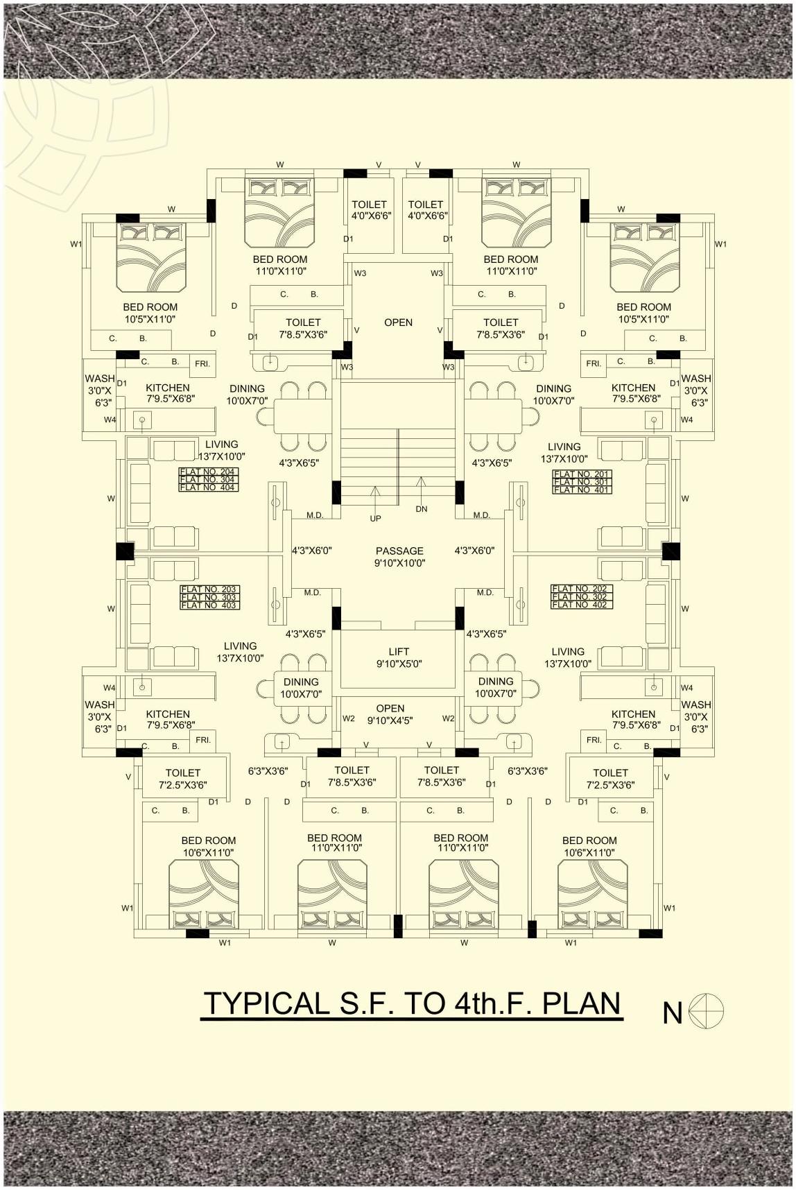Layout of real estate project Aadarsh City located at Mavdi, Rajkot, Gujarat
