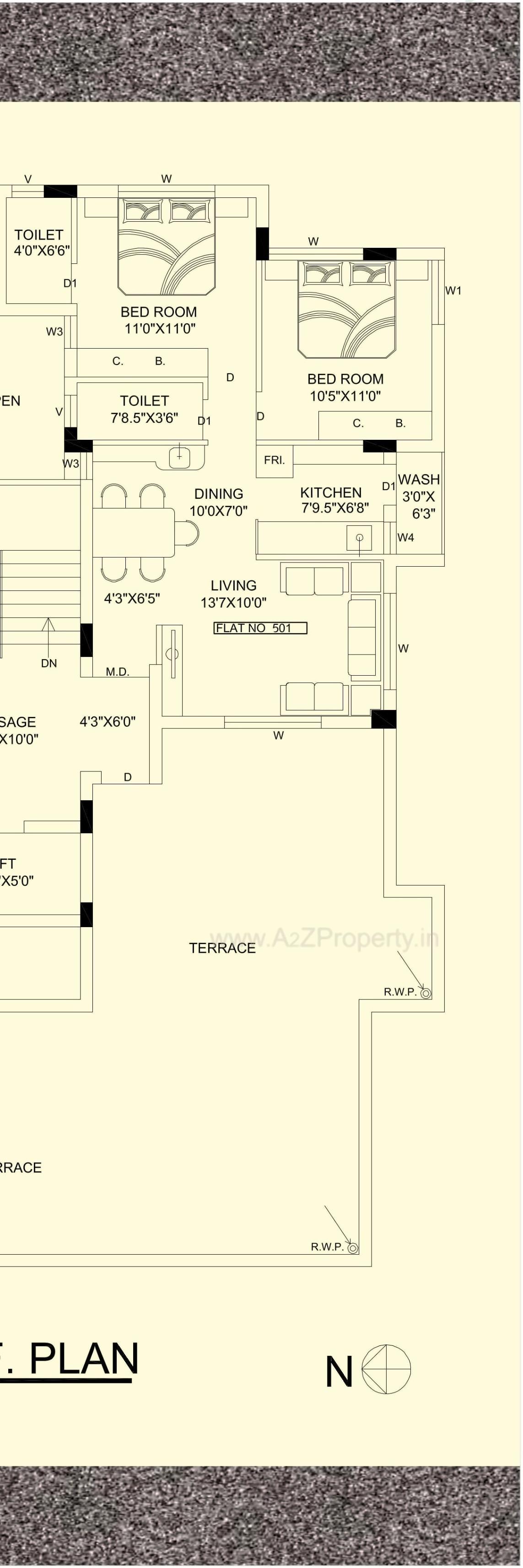 Layout of real estate project Aadarsh City located at Mavdi, Rajkot, Gujarat