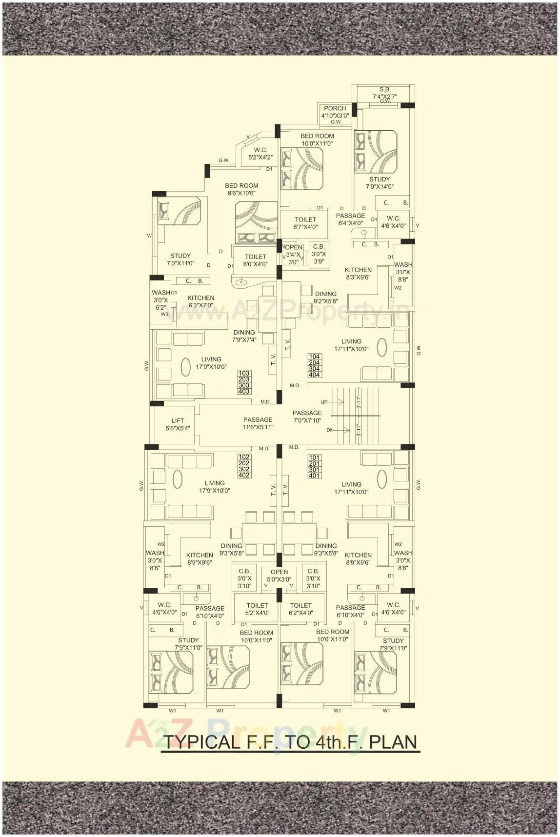 Layout of real estate project Aadarsh City located at Mavdi, Rajkot, Gujarat