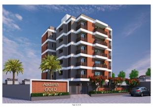 Elevation of real estate project Aadarsh Gold located at Mavdi, Rajkot, Gujarat