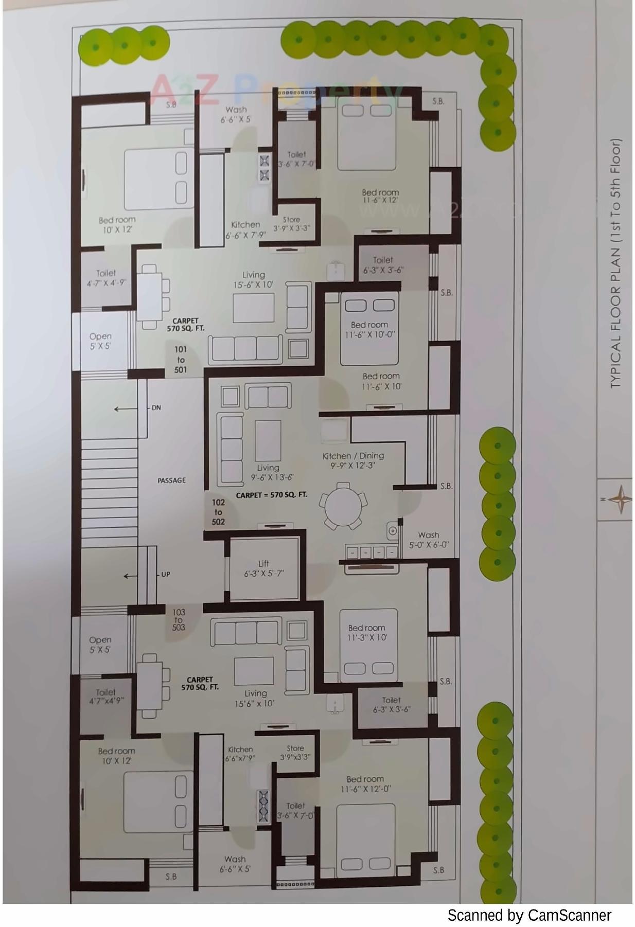 Layout of real estate project Aagam Avenue located at Rajkot, Rajkot, Gujarat
