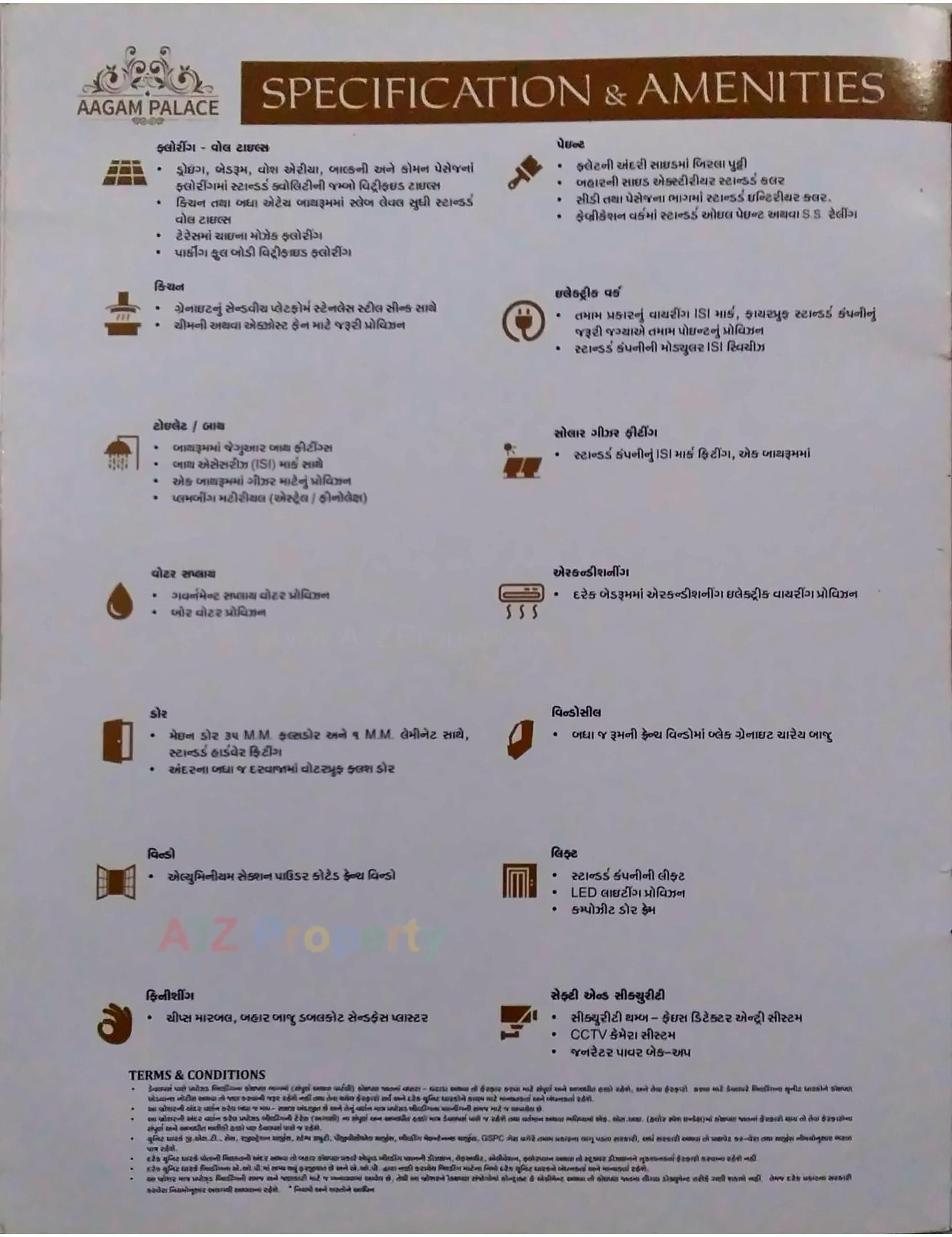  of real estate project Aagam Palace located at Ghanteshwar, Rajkot, Gujarat