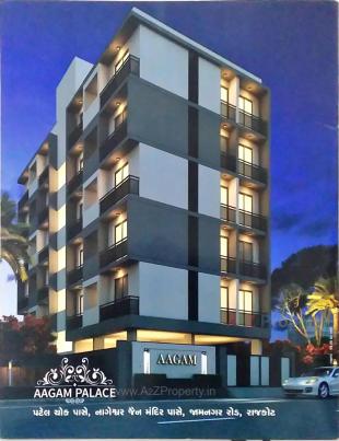 Elevation of real estate project Aagam Palace located at Ghanteshwar, Rajkot, Gujarat