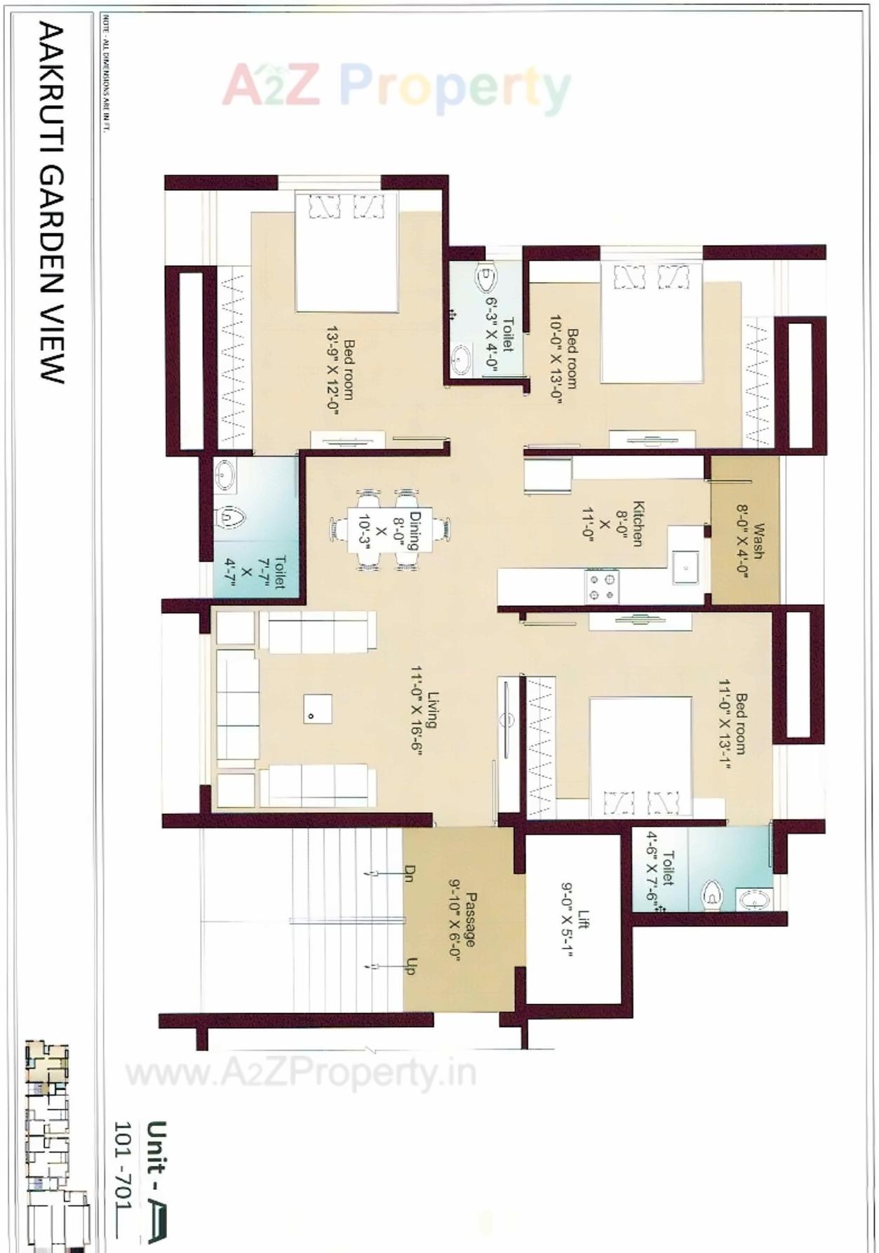 Layout of real estate project Aakruti Garden View located at Rajkot, Rajkot, Gujarat