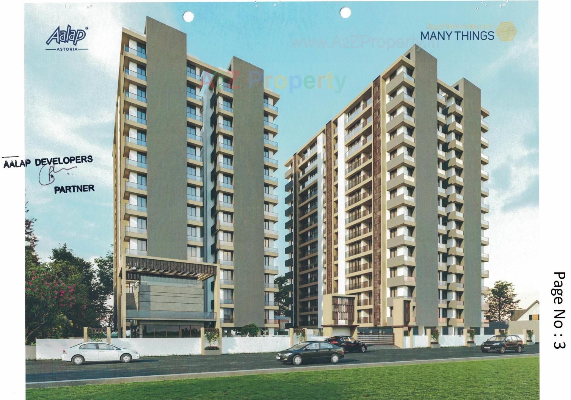 3D Elevation of real estate project Aalap Astoria located at Nanamava, Rajkot, Gujarat