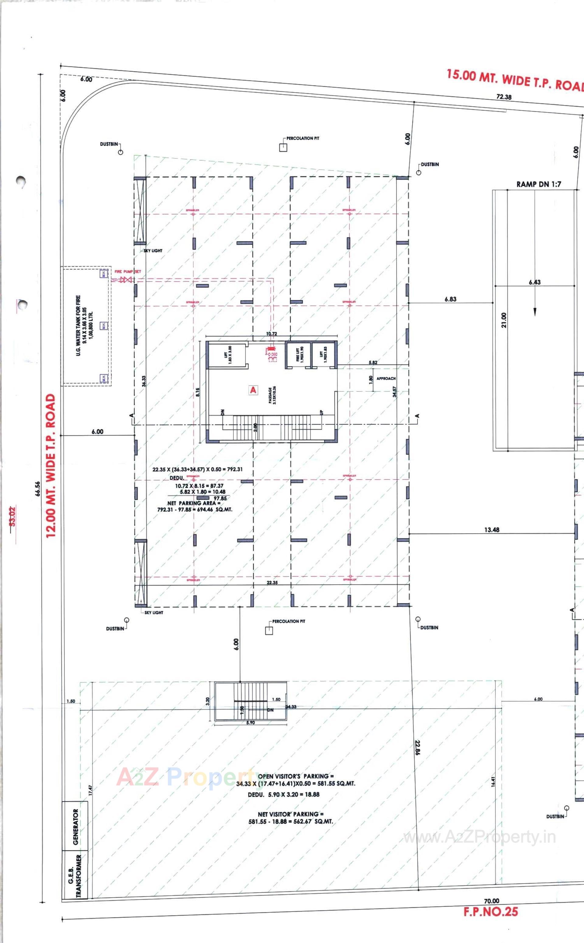 Layout of real estate project Aalap Astoria located at Nanamava, Rajkot, Gujarat