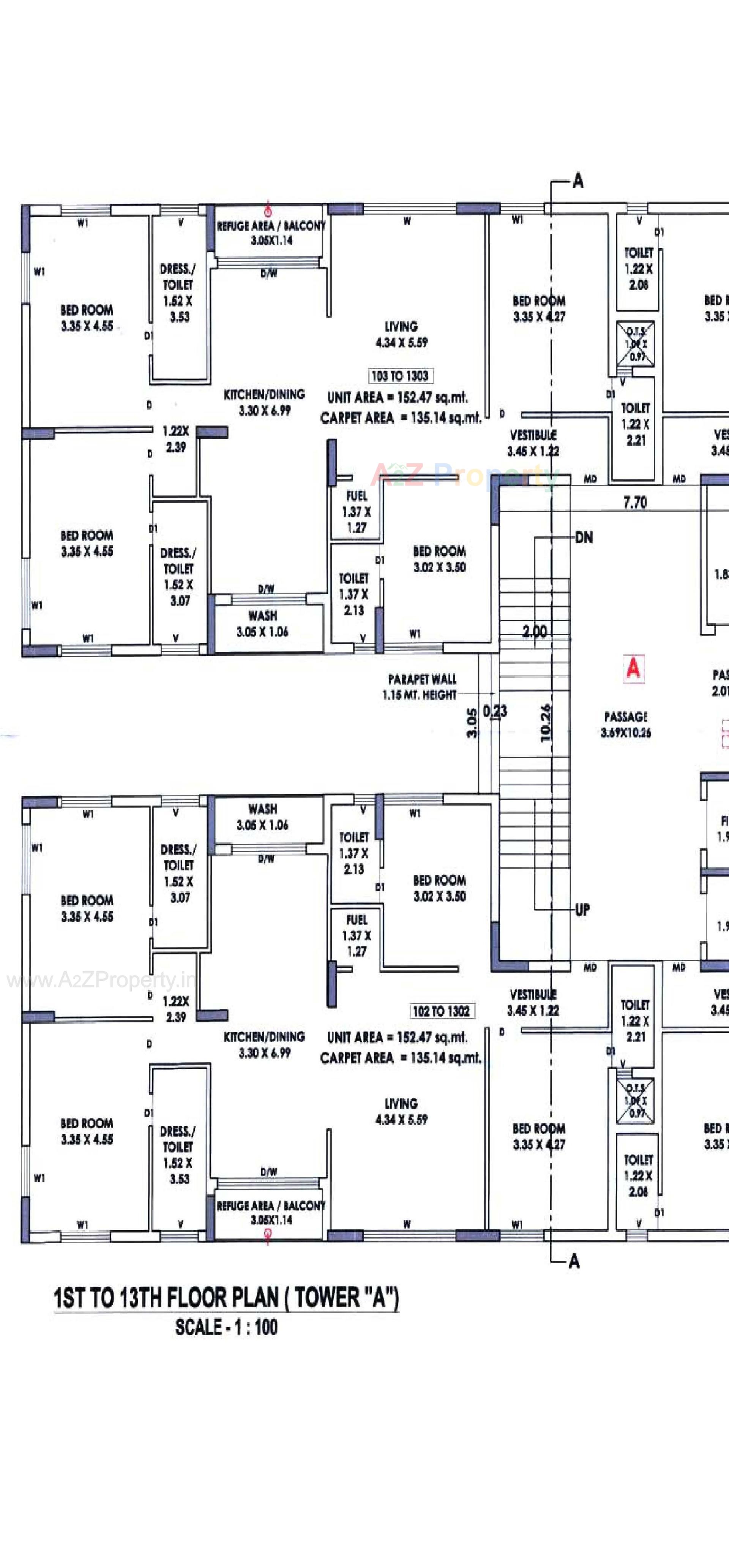 Layout of real estate project Aalap Astoria located at Nanamava, Rajkot, Gujarat