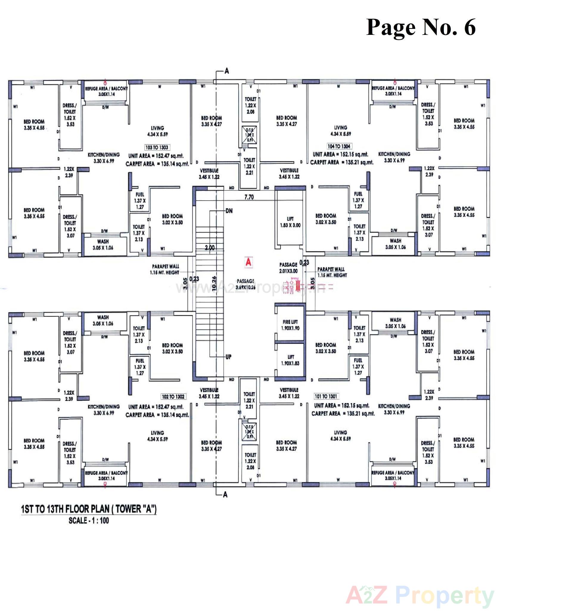 Layout of real estate project Aalap Astoria located at Nanamava, Rajkot, Gujarat
