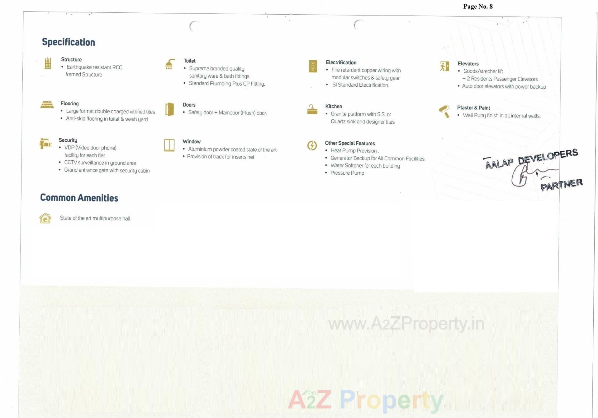  of real estate project Aalap Astoria located at Nanamava, Rajkot, Gujarat