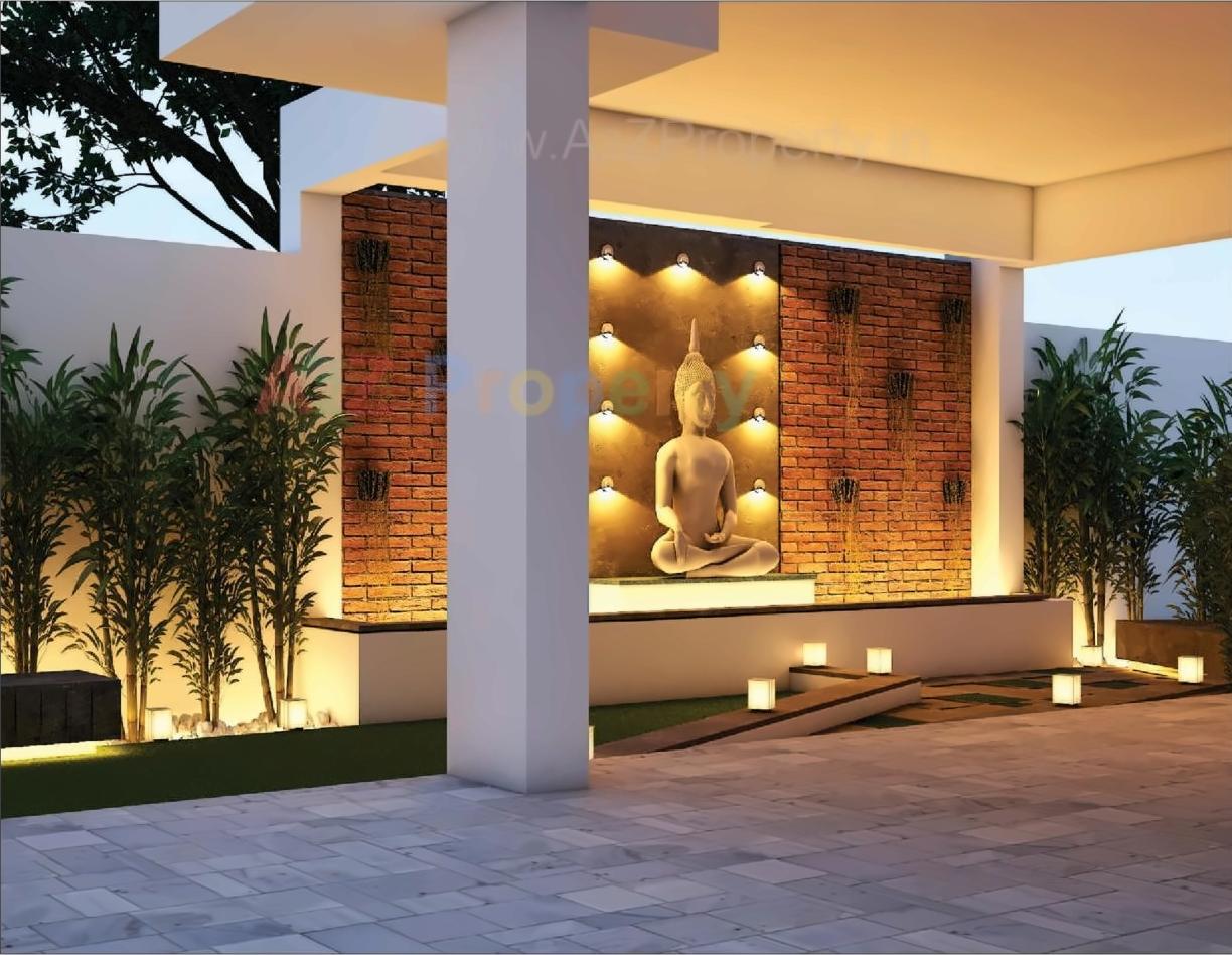 3D Elevation of real estate project Aarav Flora located at Nana-mava, Rajkot, Gujarat