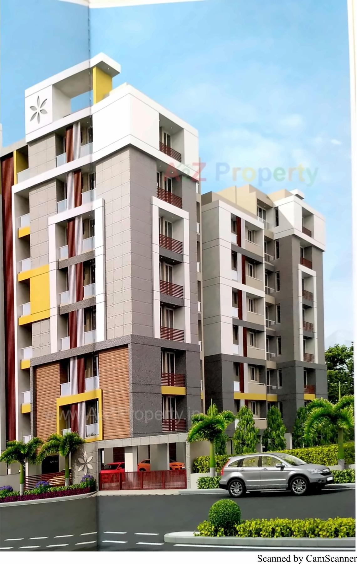 3D Elevation of real estate project Aarya Kruti located at Rajkot, Rajkot, Gujarat