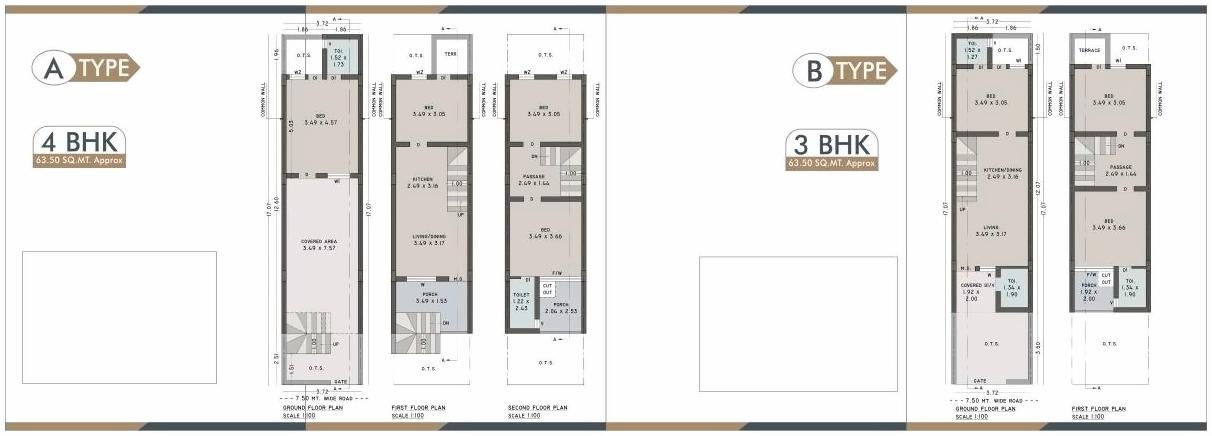 Layout of real estate project Aastha Ventila (phase   Ii) located at Rajkot, Rajkot, Gujarat