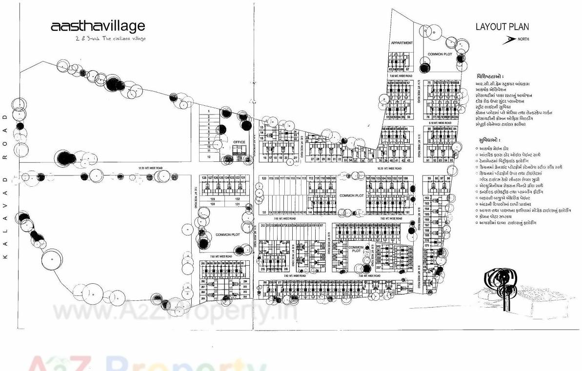  of real estate project Aastha Village located at Metoda, Rajkot, Gujarat