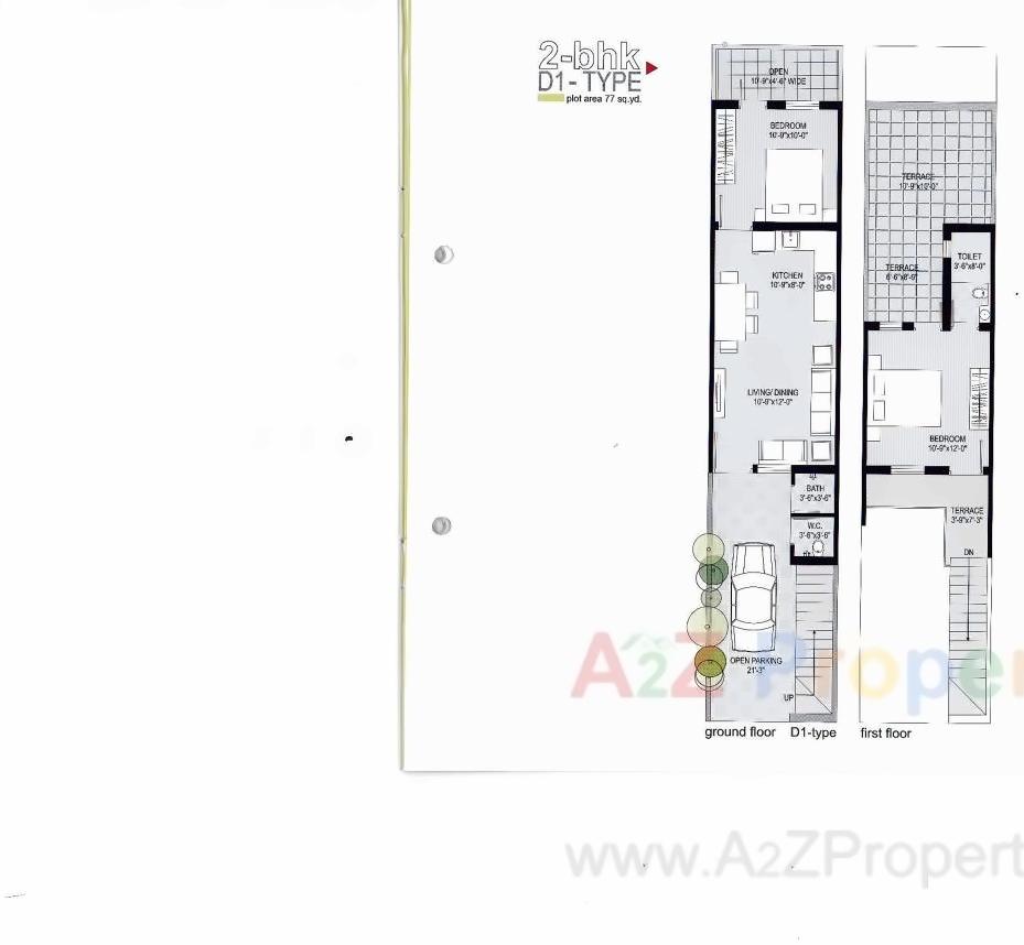 Layout of real estate project Aastha Village located at Metoda, Rajkot, Gujarat
